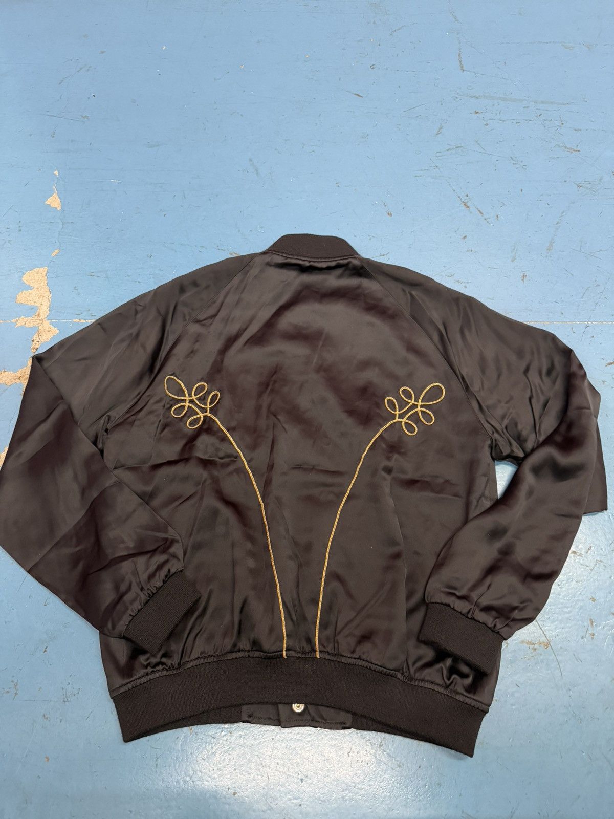 Saint Laurent Paris SAINT LAURENT SS15 VISCOSE NAPOLEON BOMBER Size US XL / EU 56 / 4 - 2 Thumbnail