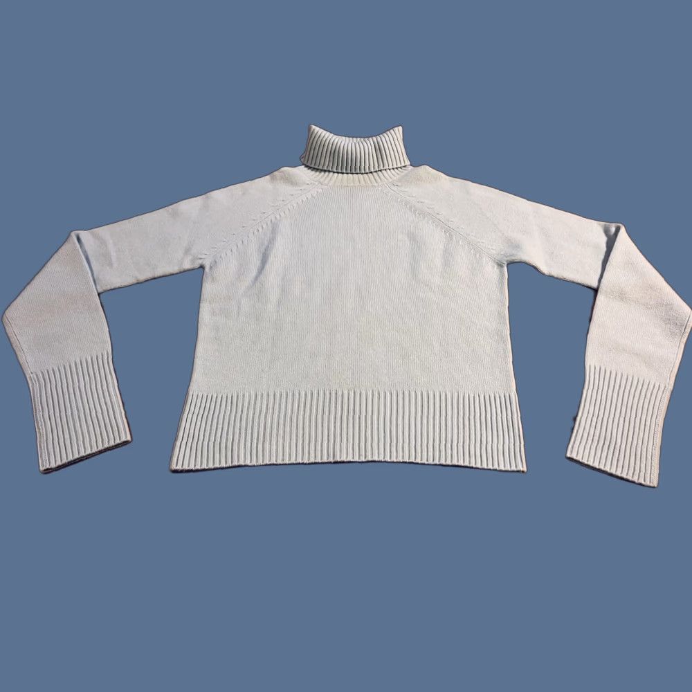 Vintage C3 100% Cashmere Turtleneck Sweater Women’s Large Blue Shirt Womens L Pullover Knitting Classic, Designer, Outdoor Vintage: No Size L / US 10 / IT 46 - 1 Thumbnail