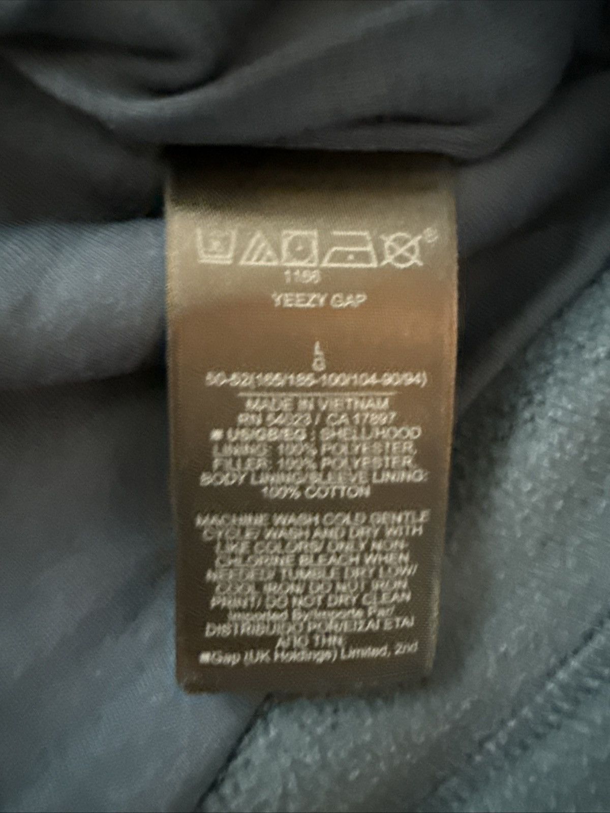 Balenciaga × Gap × Yeezy Yeezy x Gap x Balenciaga 32 Polar Fleece Hoodie Dark Blue L Size US L / EU 52-54 / 3 - 5 Thumbnail
