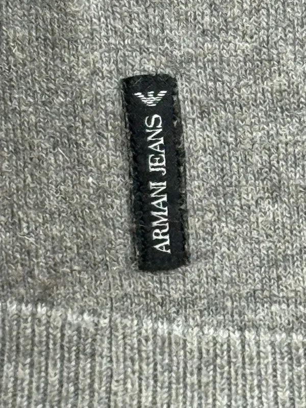Armani Maglione Armani Jeans Uomo M Lana Cotone Grigio Size US M / EU 48-50 / 2 - 3 Thumbnail