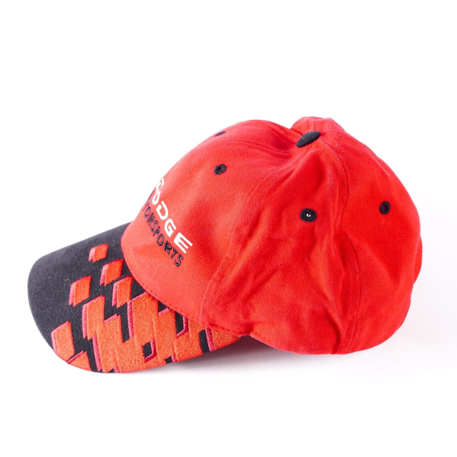 Other Dodge Motorsports Checkered Flag Baseball Hat Visor Cap Red Size ONE SIZE - 2 Thumbnail