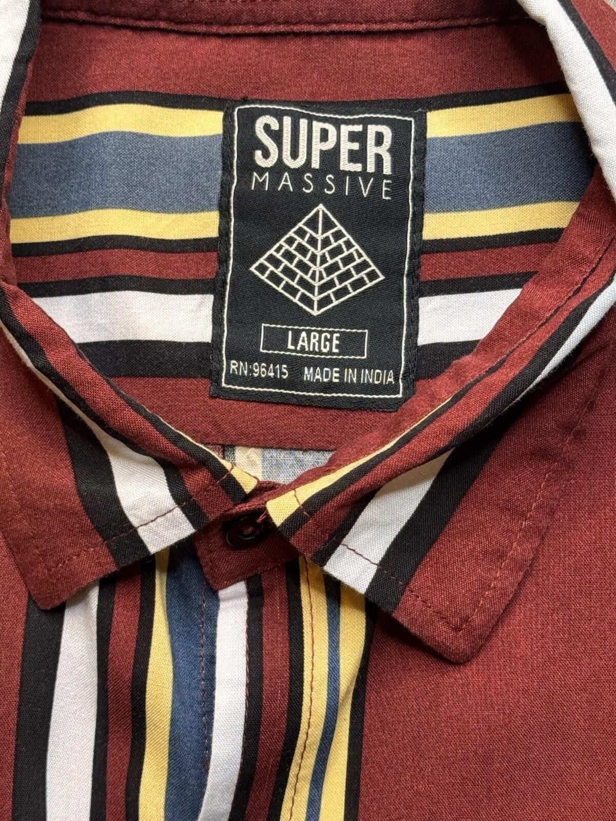 Other Super Massive Men’s Large Button Down SS Casual [724] Size US L / EU 52-54 / 3 - 4 Thumbnail