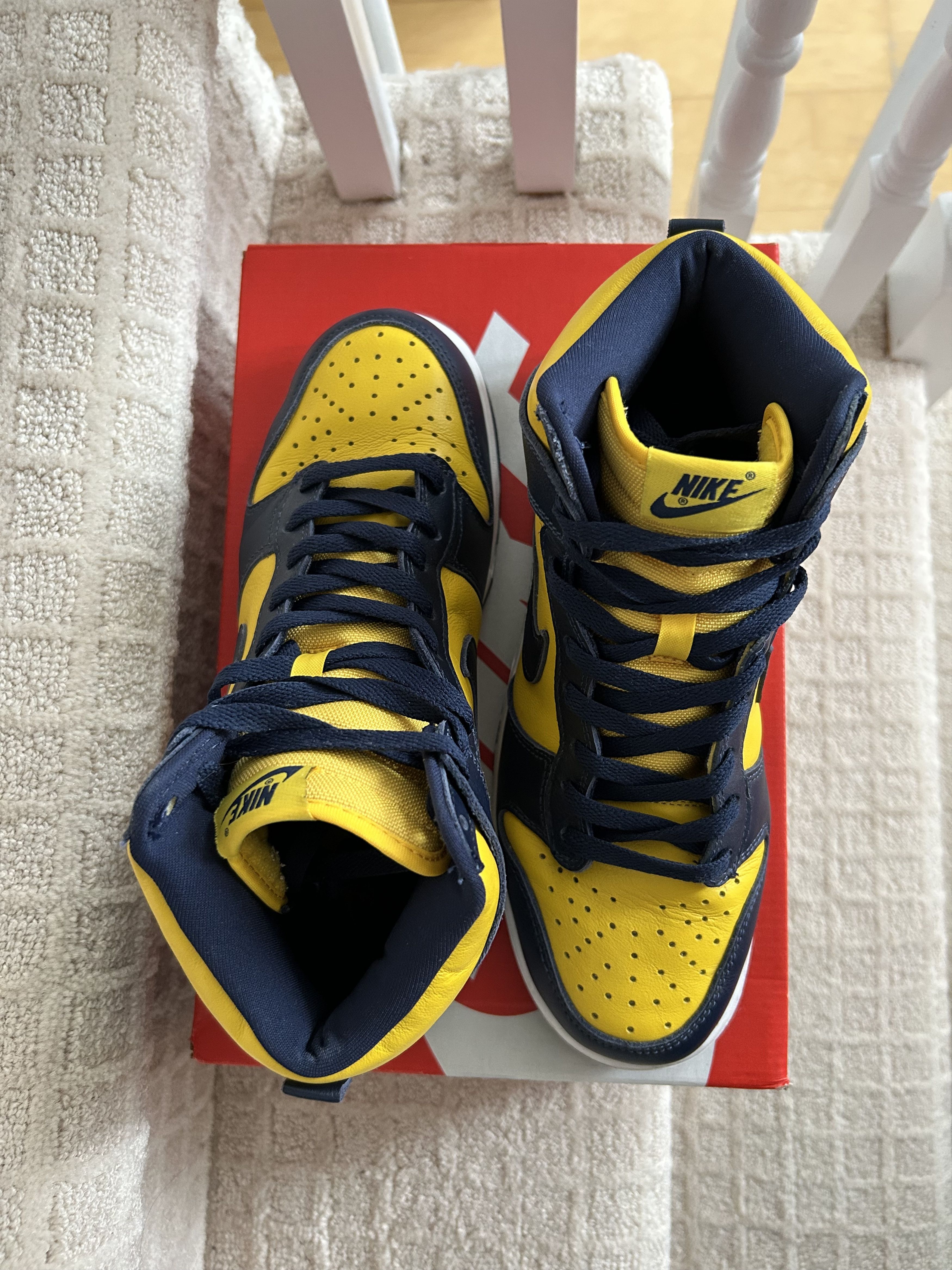 Nike Nike Dunk High Michigan Size US 8.5 / EU 41-42 - 8 Thumbnail