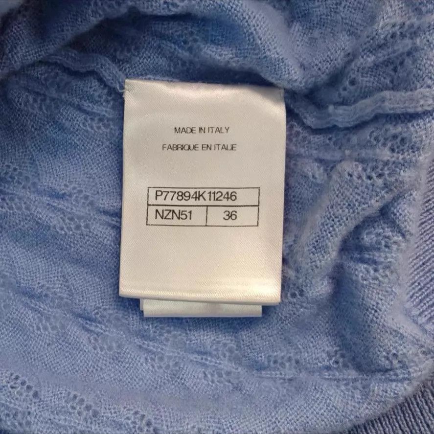 Chanel Chanel blue Sweaters Size XS / US 0-2 / IT 36-38 - 2 Thumbnail