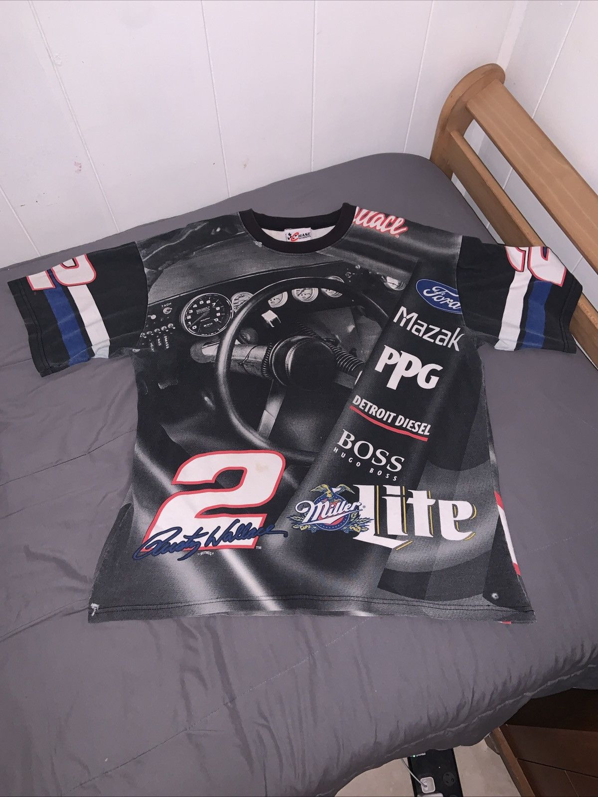 Chase Authentics Vintage Rusty Wallace AOP NASCAR T - Size XL Size US XL / EU 56 / 4 - 1 Thumbnail