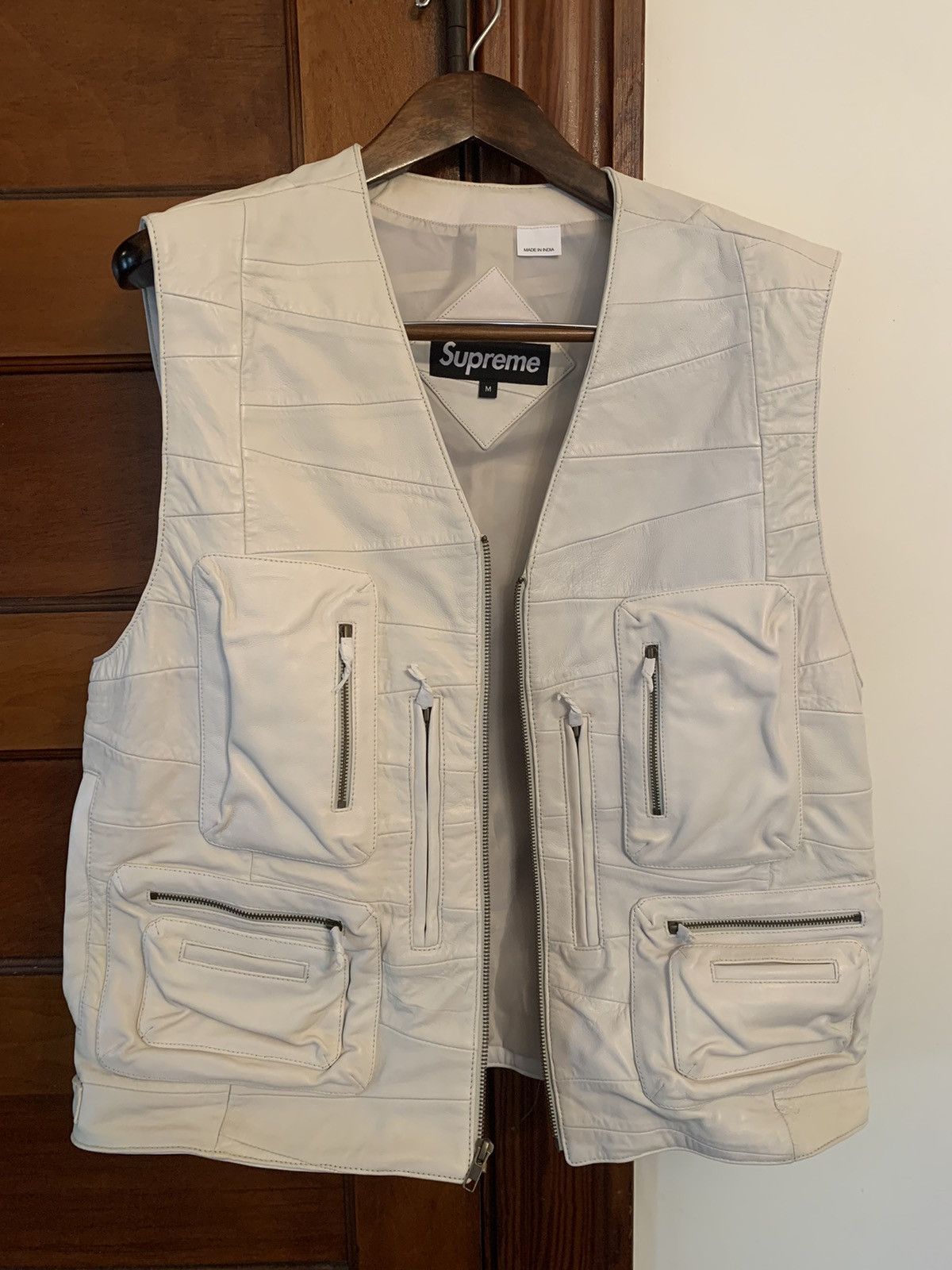 Supreme Supreme Patchwork Leather Cargo Vest | Grailed