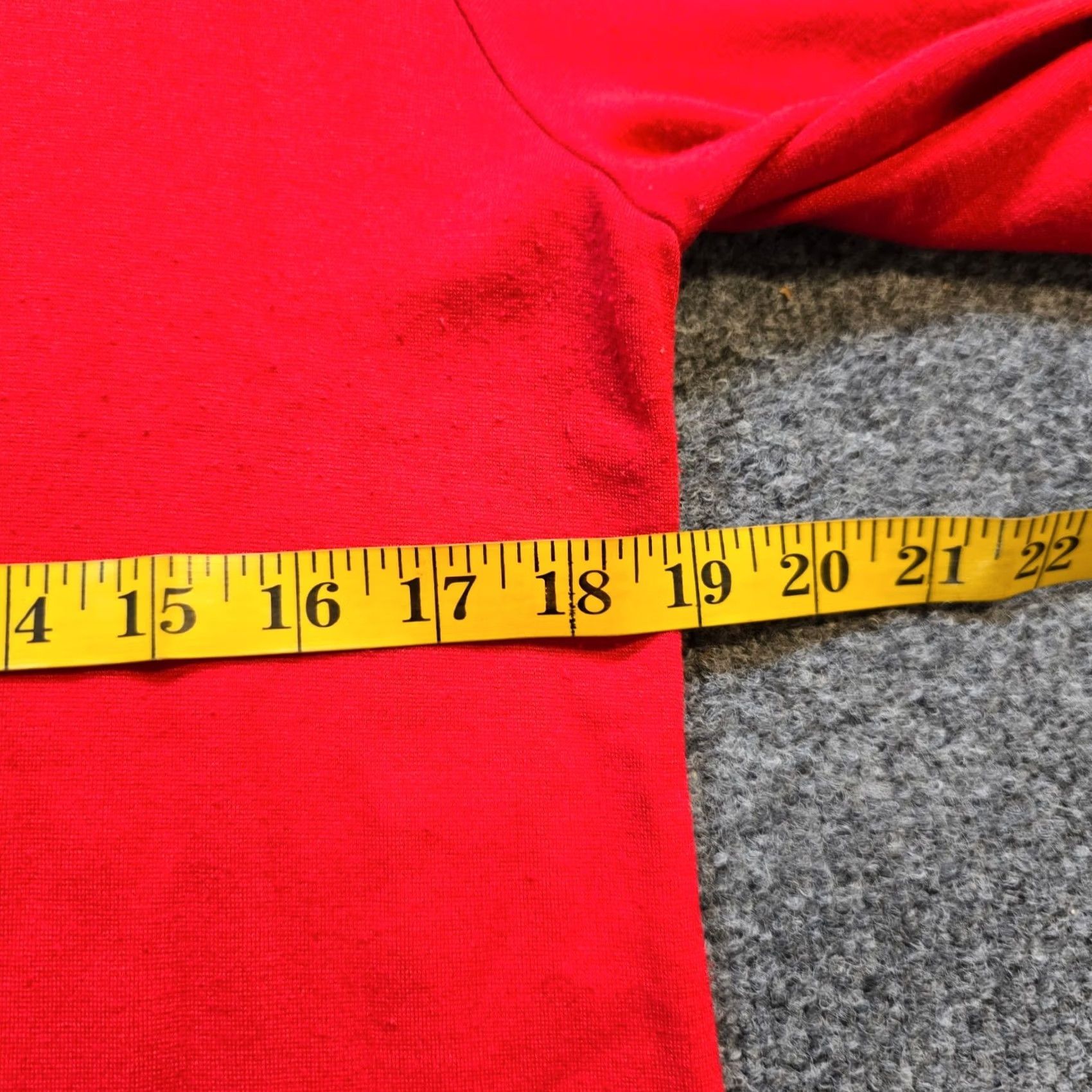 Vintage Chicos Blouse Shirt Women L Red Long Sleeve Tunic Jersey Knit Stretch Basic Casual Size L / US 10 / IT 46 - 5 Thumbnail