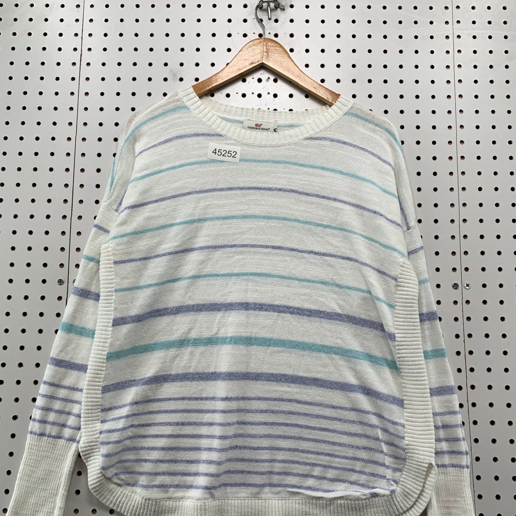 Vineyard Vines Vineyard Vines Sweater Womens Small Multicolor Striped Knit 100% Cotton Size S / US 4 / IT 40 - 2 Thumbnail