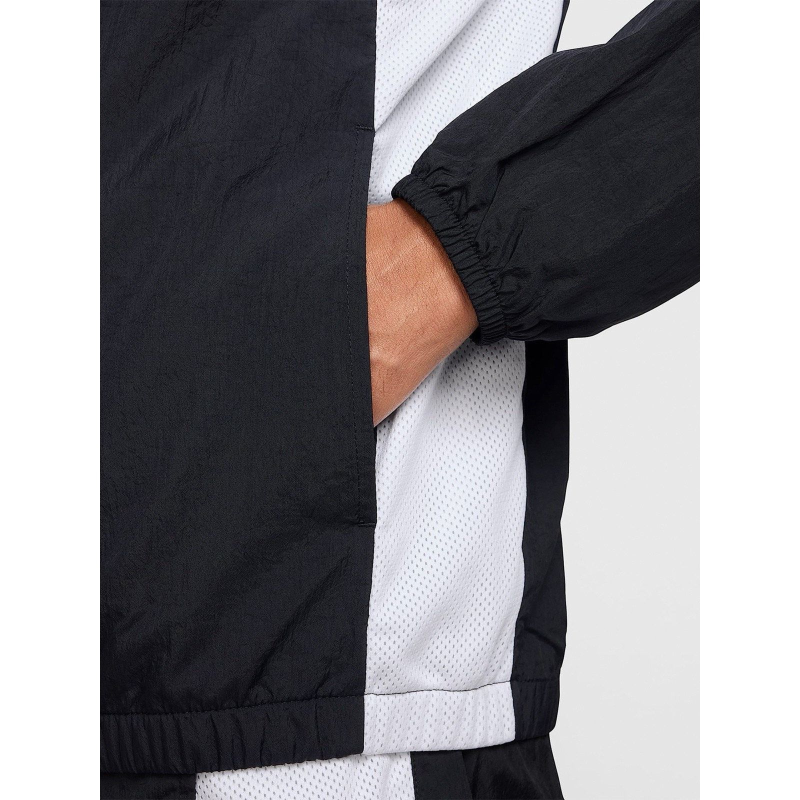 Nike Nike Woven Full Zip Men’s Large Jacket Hoodie Black/White Size US L / EU 52-54 / 3 - 5 Thumbnail