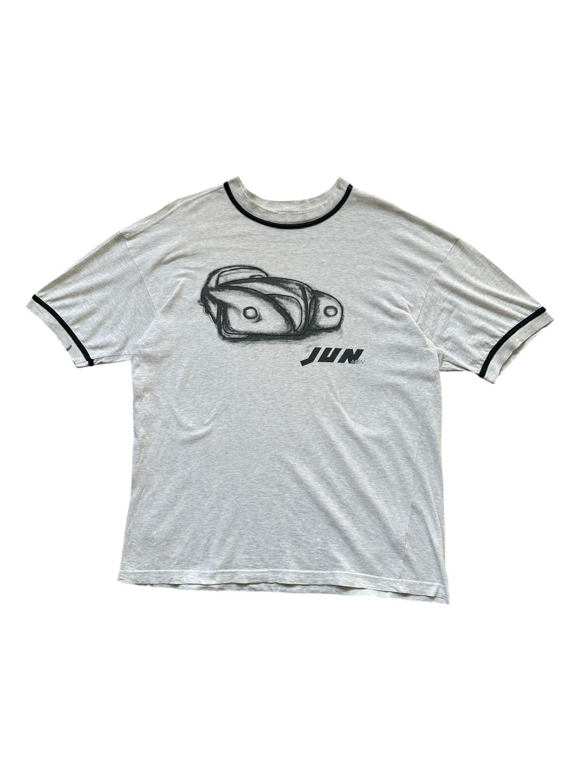 JUN MEN VTG 80's Jun Men trompe loeil tee Size US L / EU 52-54 / 3 - 1 Thumbnail