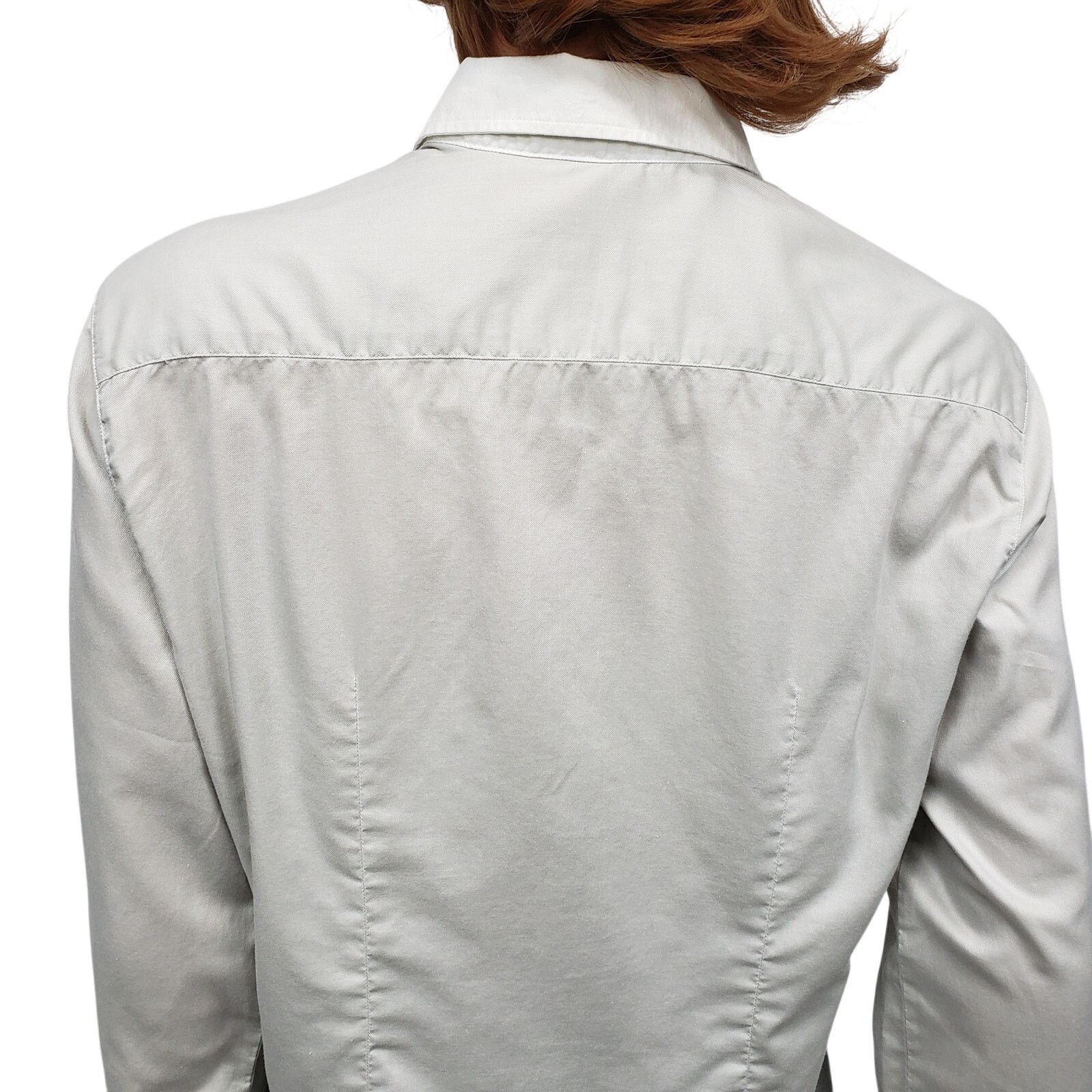 Amina Rubinacci Amina Rubinacci Napoli Shirt Made in Italy Two-tone L/S M Size M / US 6-8 / IT 42-44 - 11 Thumbnail