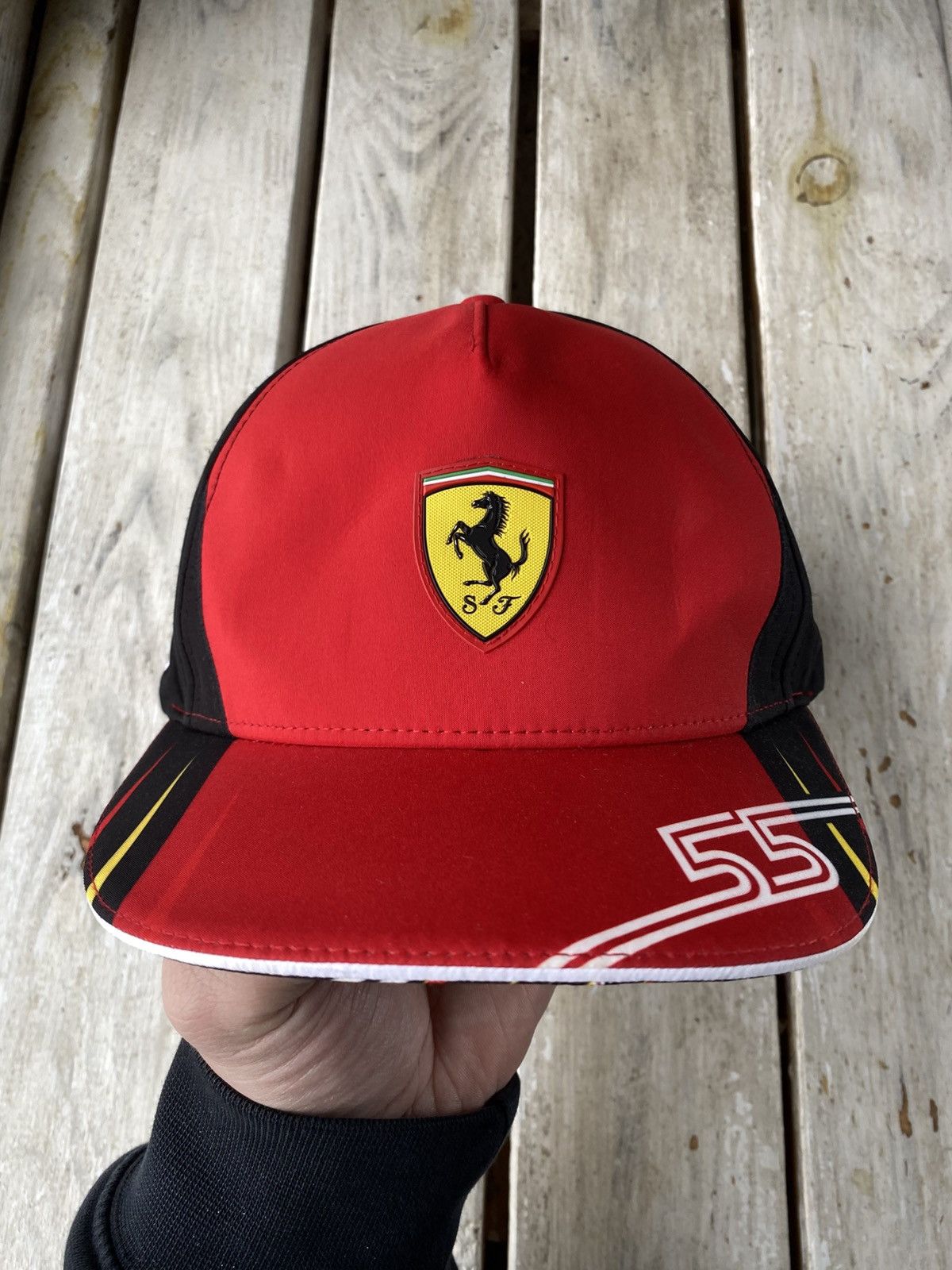 Ferrari × Vintage Vintage 00s Ferrari Racing Formula One F1 Logo Cap Red Size ONE SIZE - 2 Thumbnail