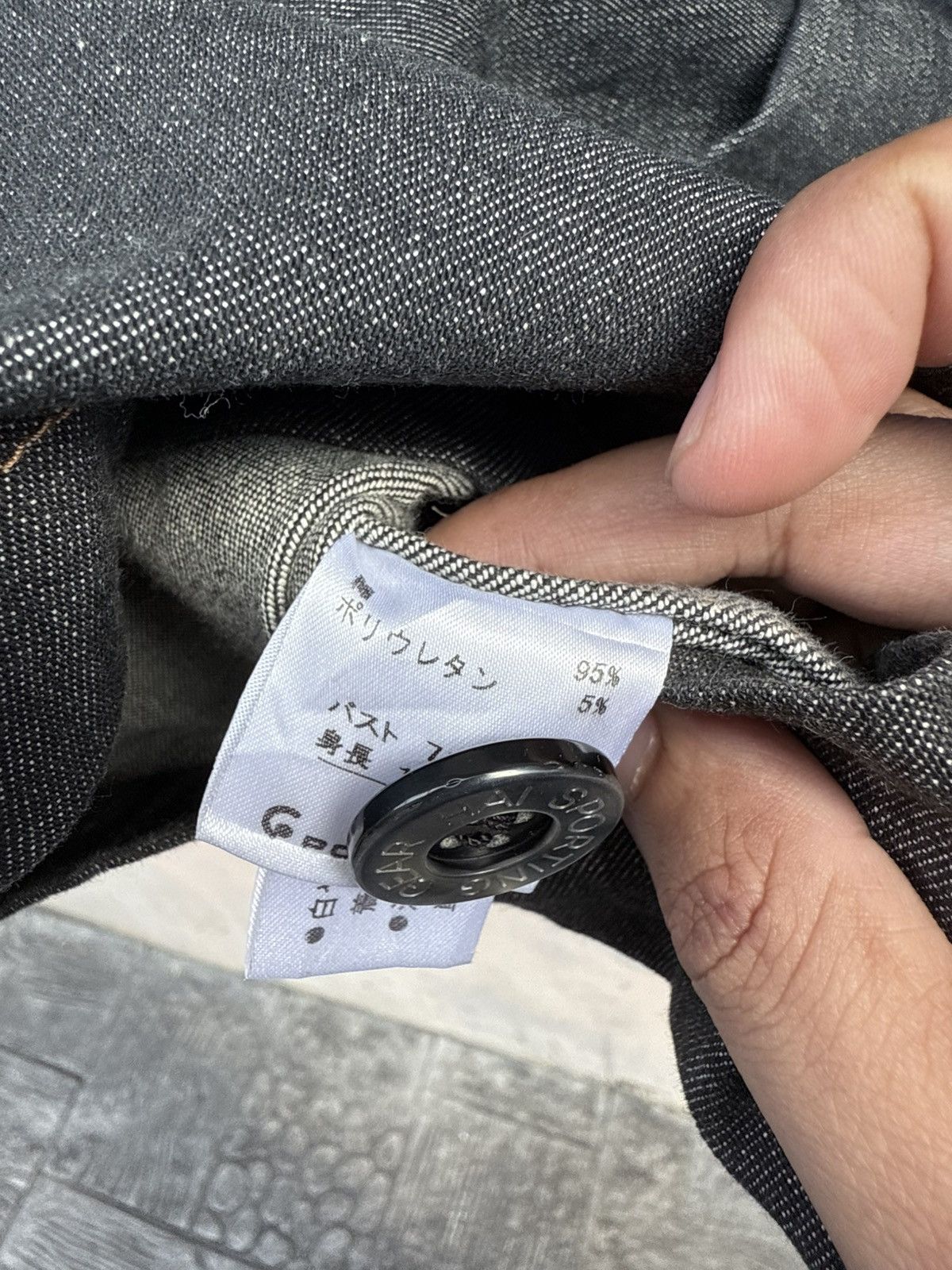 Hai Sporting Gear Vintage HAI SPORTING GEAR by Issey Miyake Chore Denim Jacket Size US M / EU 48-50 / 2 - 8 Thumbnail