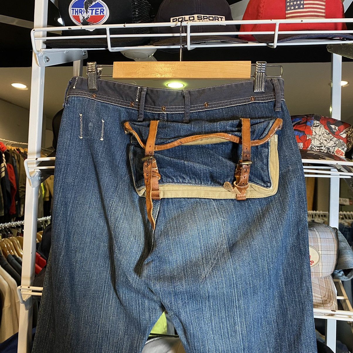 Kapital KAPITAL Camera Work Denim Pants Blue Cotton Size 0 / XS Size US 29 - 3 Thumbnail