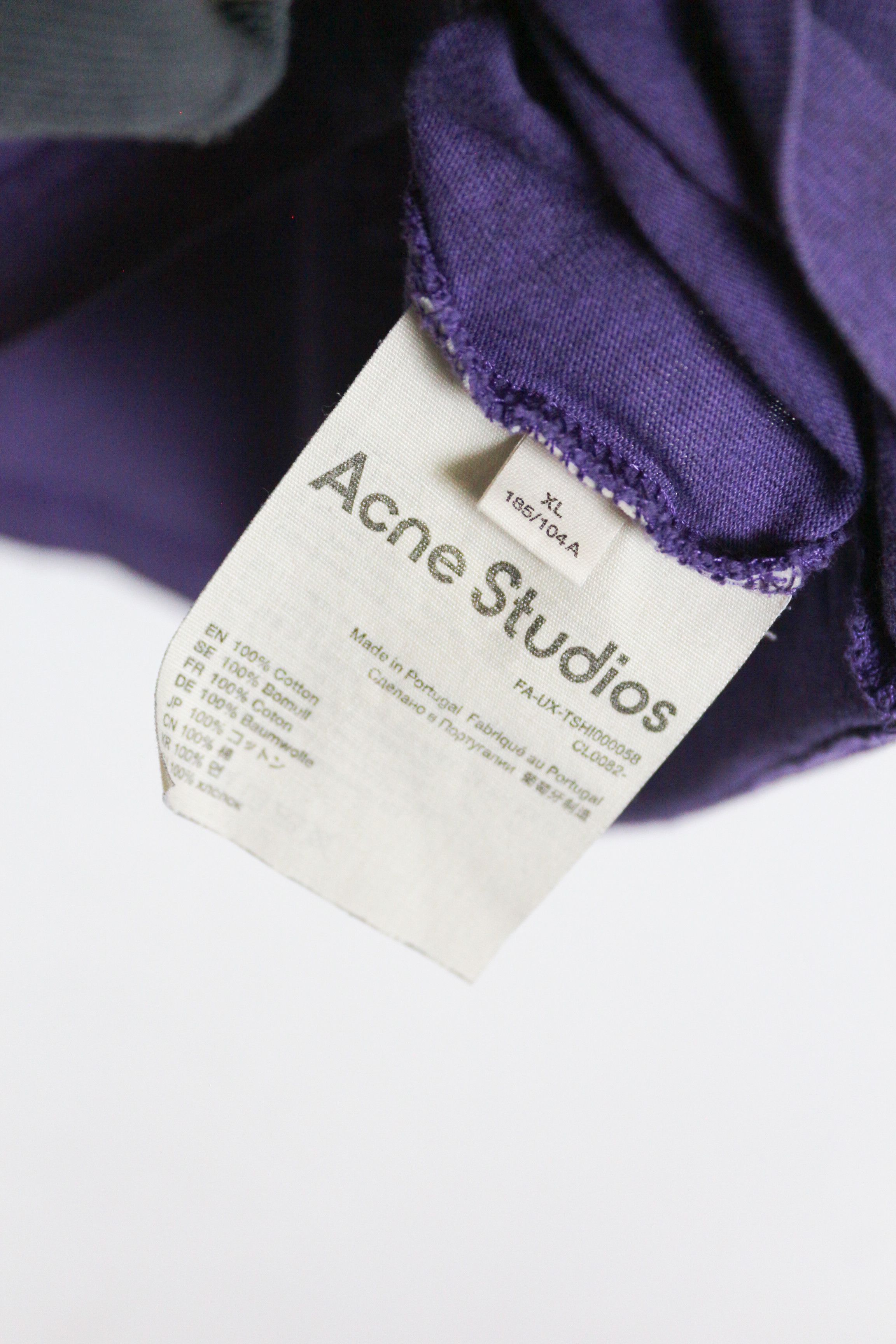Acne Studios Acne Studios Face Logo T-shirt Tee Oversize Size US XL / EU 56 / 4 - 4 Thumbnail