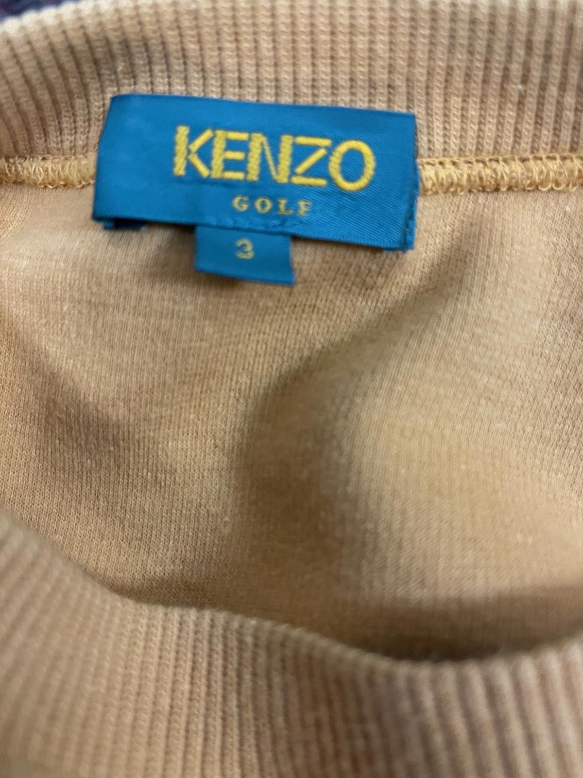Kenzo Kenzo - Mustard Yellow Embroidered Sweater Size US M / EU 48-50 / 2 - 7 Thumbnail