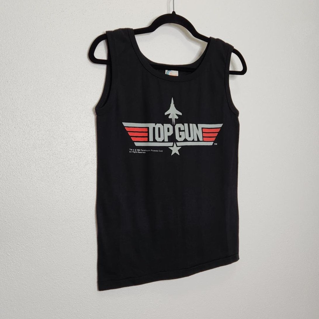 Vintage Vintage Top Gun '86 Paramount Tank Top Single Stitch Small Size US S / EU 44-46 / 1 - 2 Thumbnail