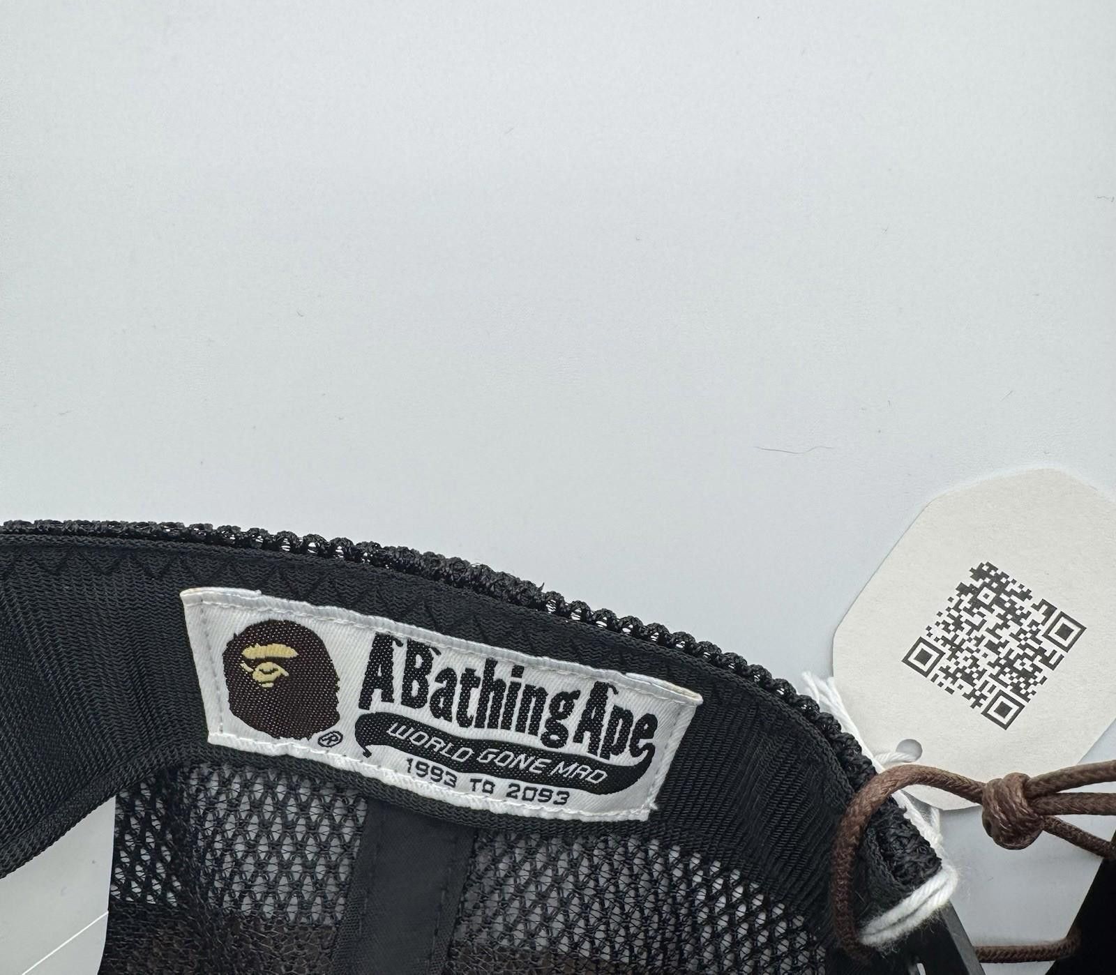 Bape BAPE Crystal Mesh Trucker Hat + Ape Clip | O/S | New Size ONE SIZE - 5 Thumbnail