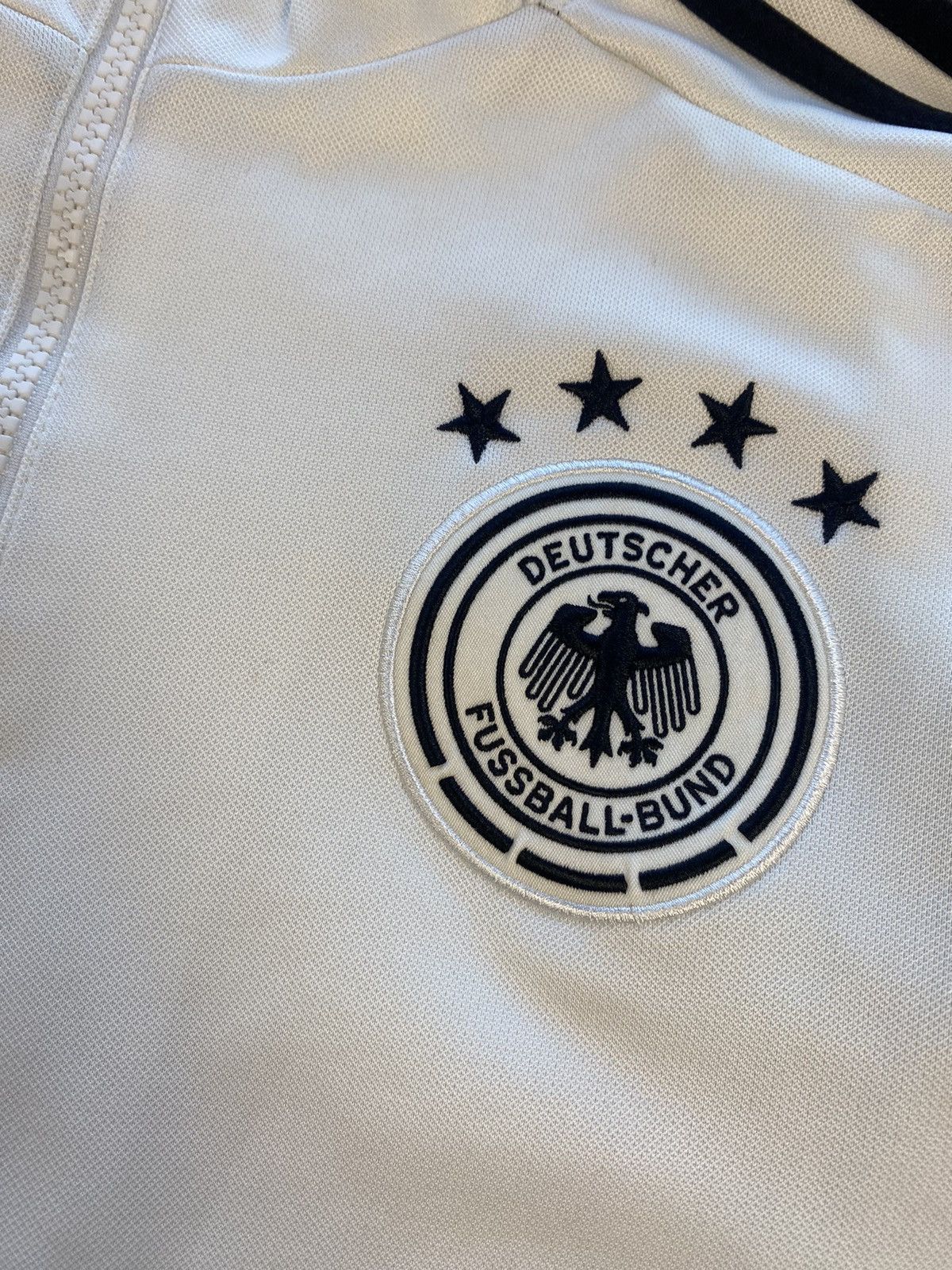 Adidas × Vintage Vintage 2015 Adidas Germany Soccer Sweatshirt Full Zip Size US L / EU 52-54 / 3 - 6 Thumbnail