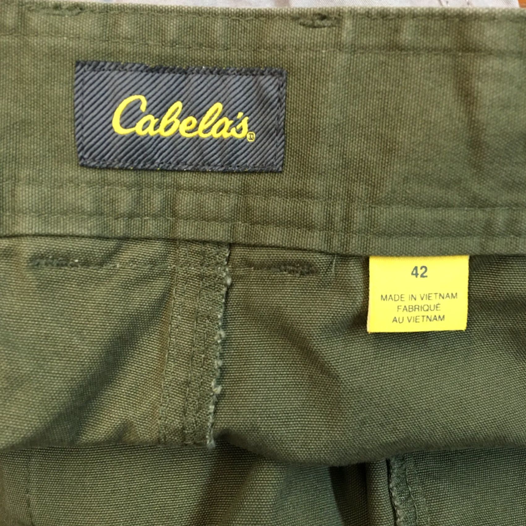 Vintage VINTAGE Cabela's Shorts Cargo Men 42 Green Regular Flat Front High Rise 8 Inseam Adults Mens Size US 44 / EU 60 - 5 Thumbnail