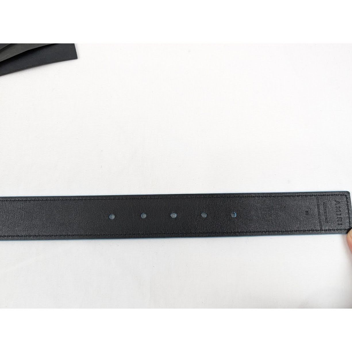 o1rshd1 Size:80 / 4CM Reversible Belt in Black/Air Blue