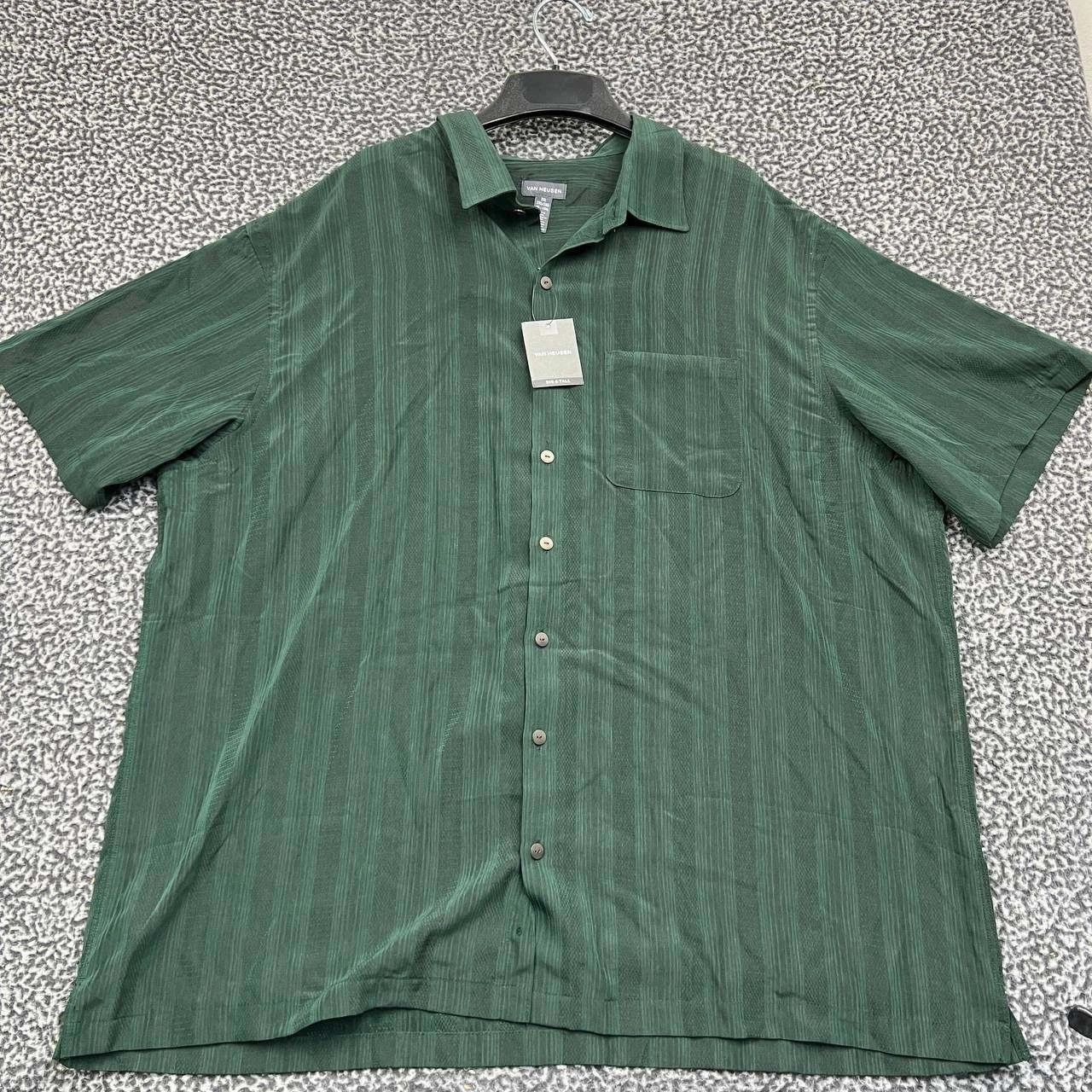 Van Heusen Van Heusen Shirt Men Striped Button Up Short Sleeve 2XL Size US XXL / EU 58 / 5 - 1 Thumbnail