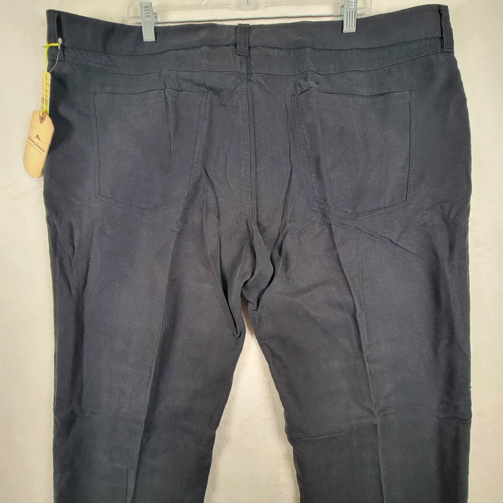 Tommy Bahama Tommy Bahama Pants Men's Black 44x32 Khakis Regular Pockets 5-Pocket Design Tencel Cotton Silk NWT Straight Rise Mid-Trade/Workwear Size US 44 / EU 60 - 4 Thumbnail