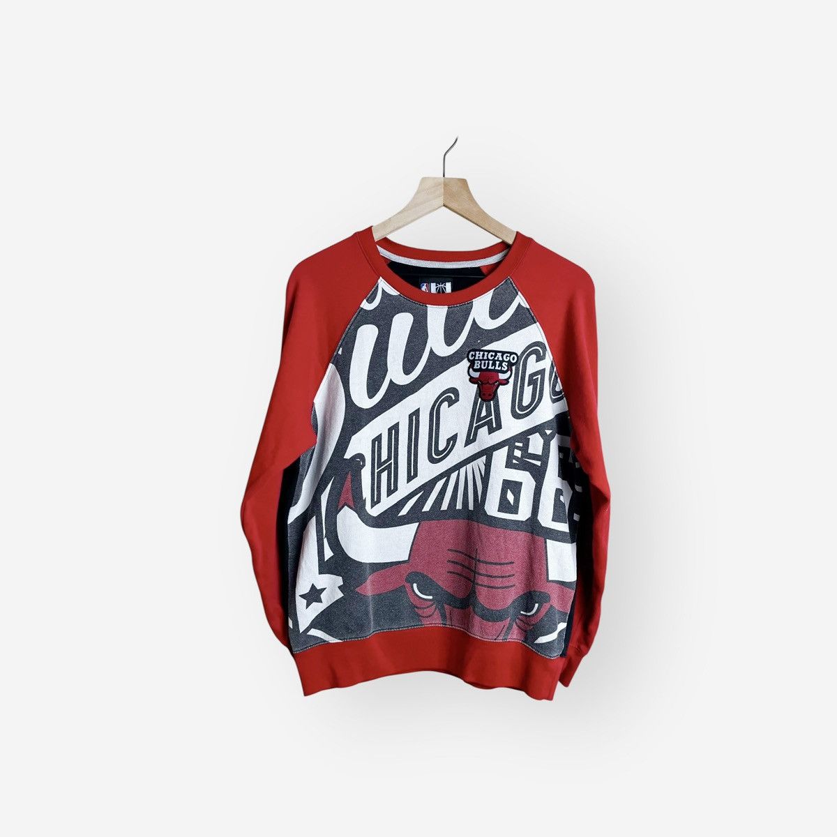 NBA Vintage 1990's Chicago Bulls Sweatshirt Size US M / EU 48-50 / 2 - 1 Thumbnail
