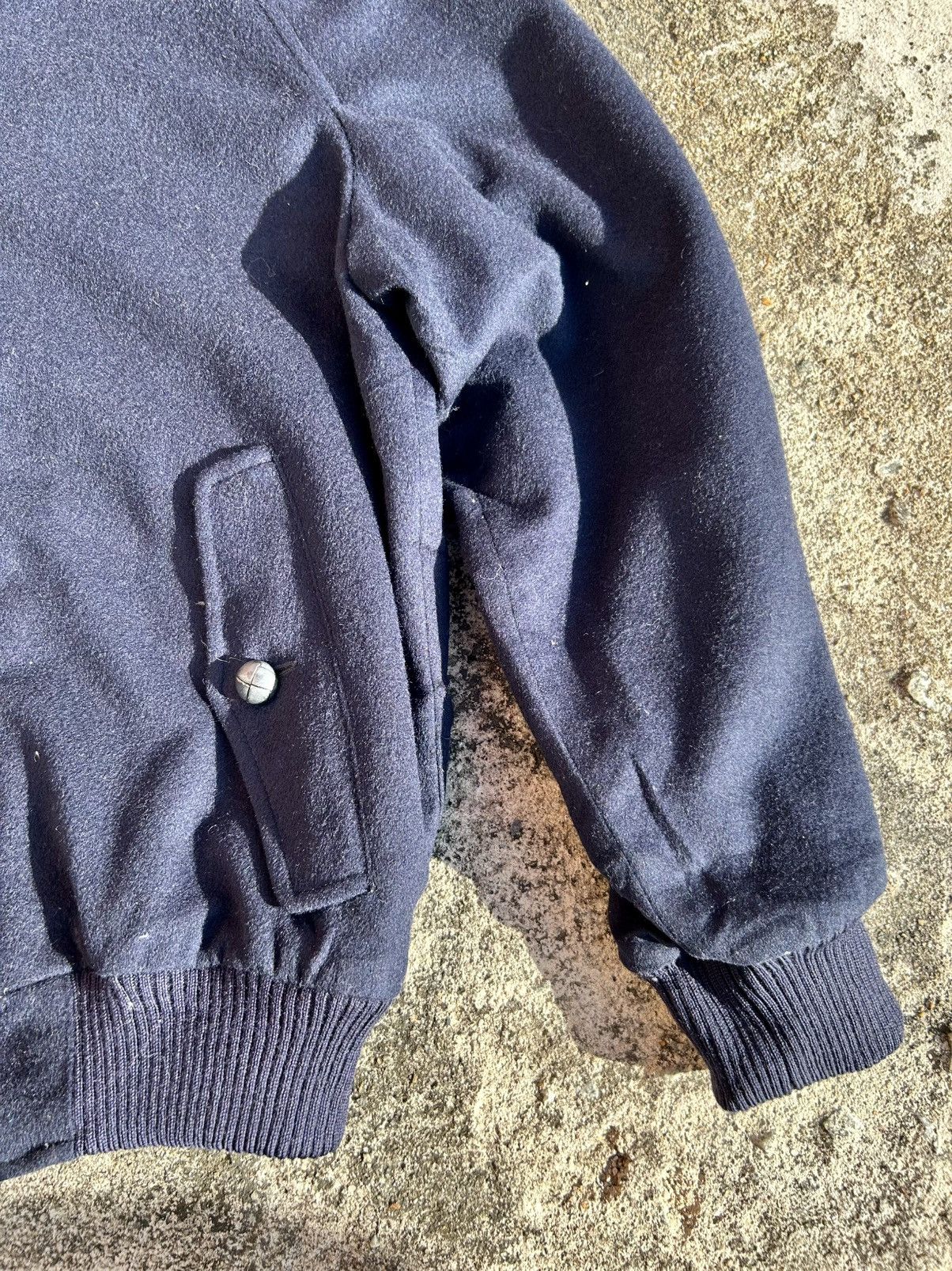 Other Vintage 80s/90s Lined Checkered Wool Raglan Bomber Jacket Size US S / EU 44-46 / 1 - 4 Thumbnail