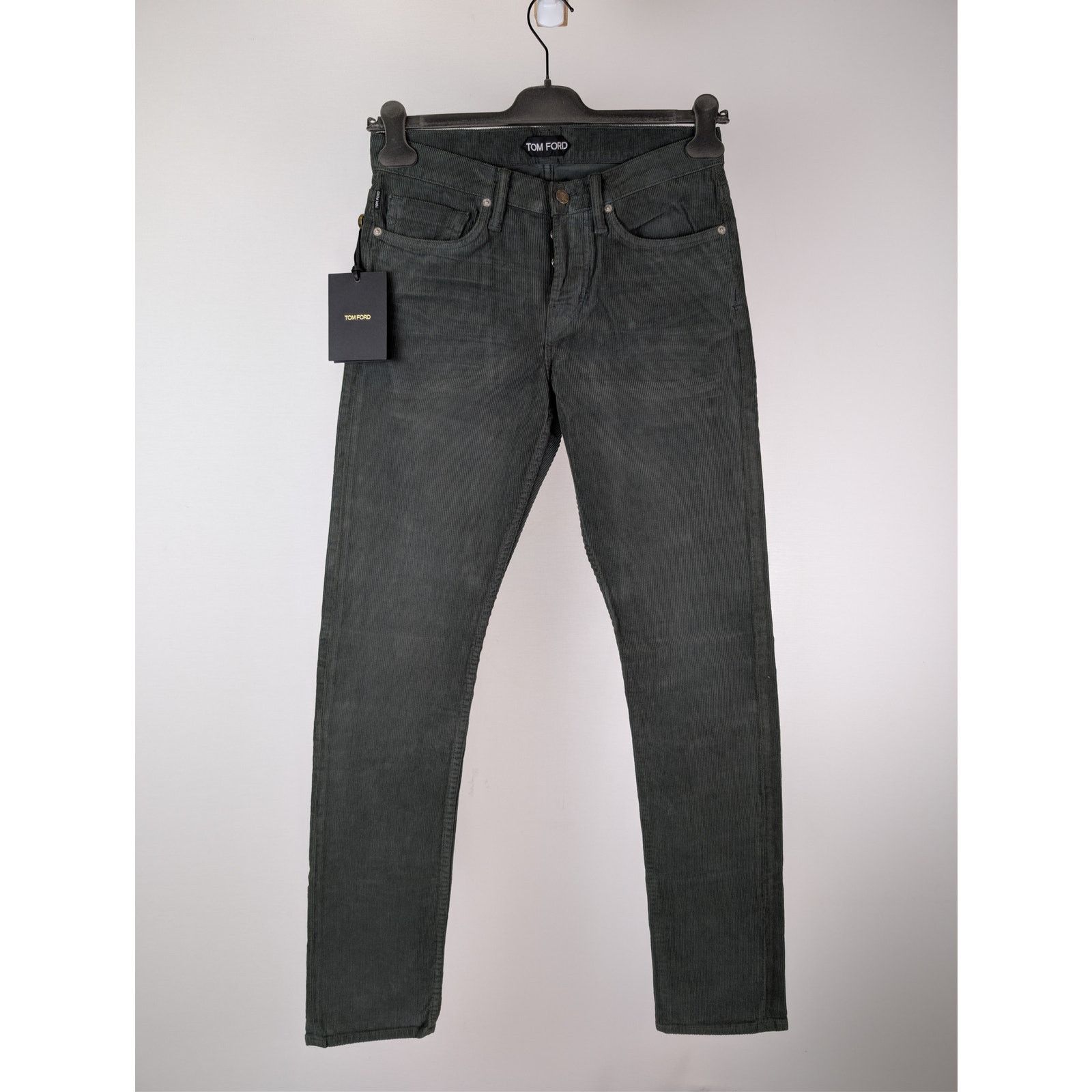 Tom Ford o1rshd1 Slim Fit Denim Jeans in Slate Green Size US 30 / EU 46 - 1 Thumbnail