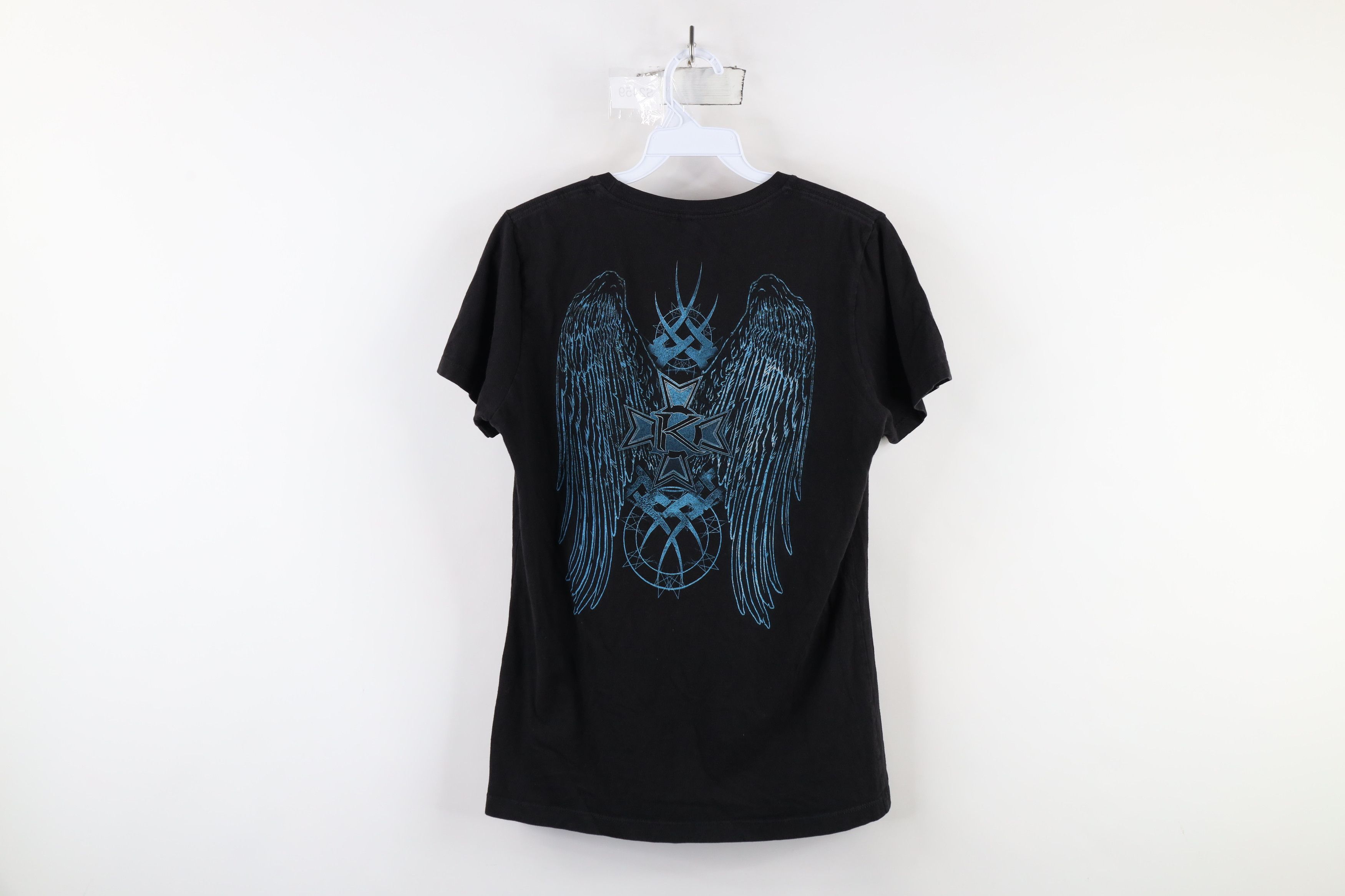 Vintage Vintage Y2K Angel of Afterlife Kamelot Band T-Shirt Black Size L / US 10 / IT 46 - 11 Thumbnail