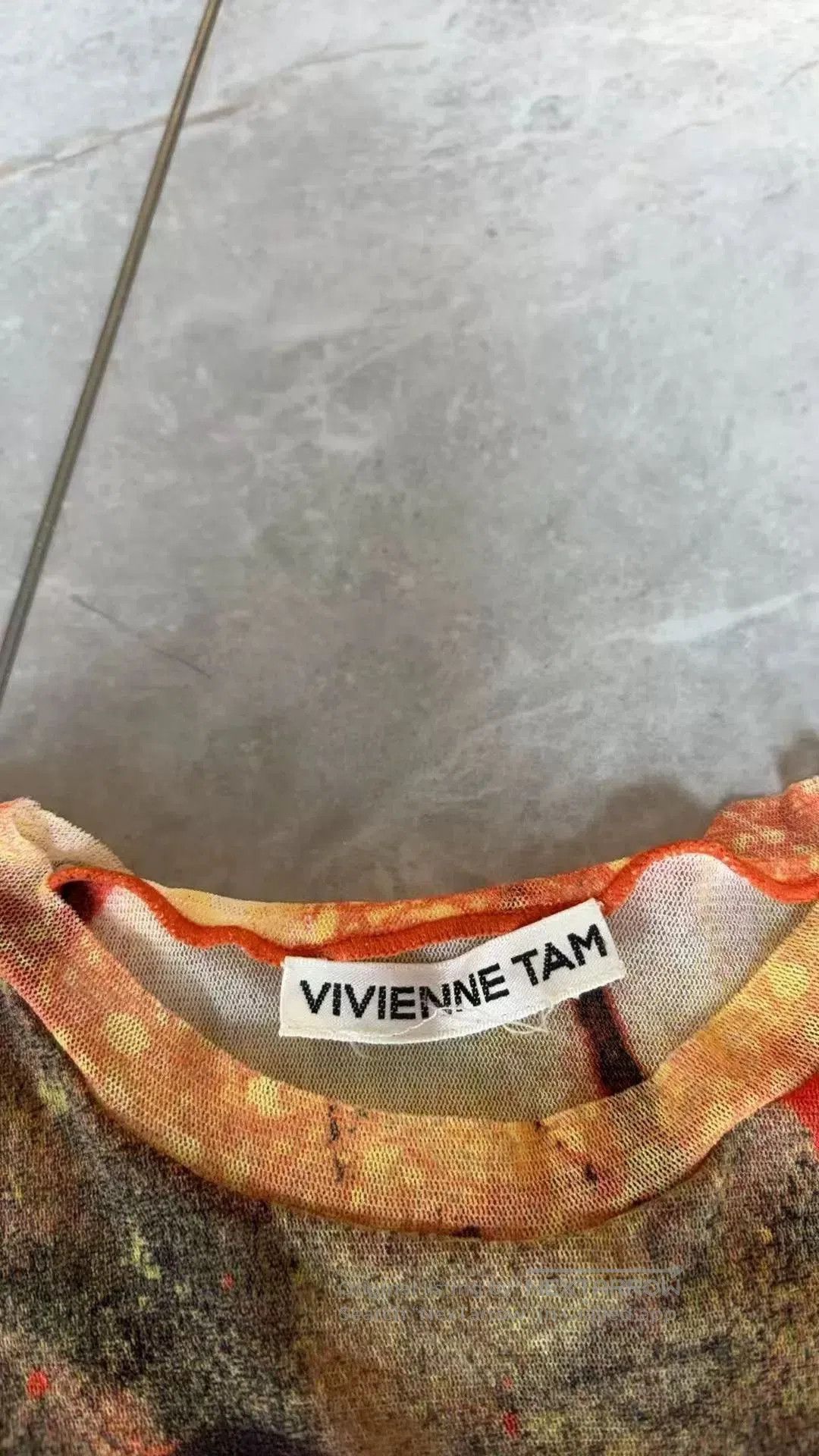 Vivienne Tam Vivienne Tam Sleeveless Mesh Portrait Top. Size M / US 6-8 / IT 42-44 - 3 Thumbnail