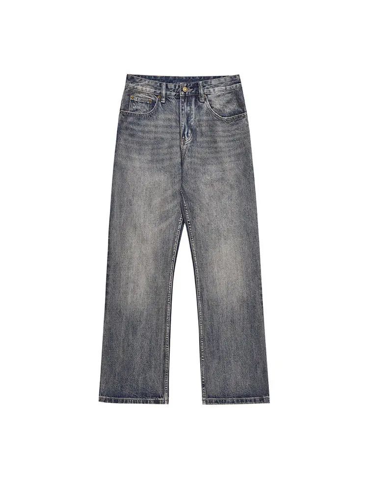 Japanese Brand × Jean Retro loose straight leg micro flared jeans Size US 32 / EU 48 - 4 Thumbnail