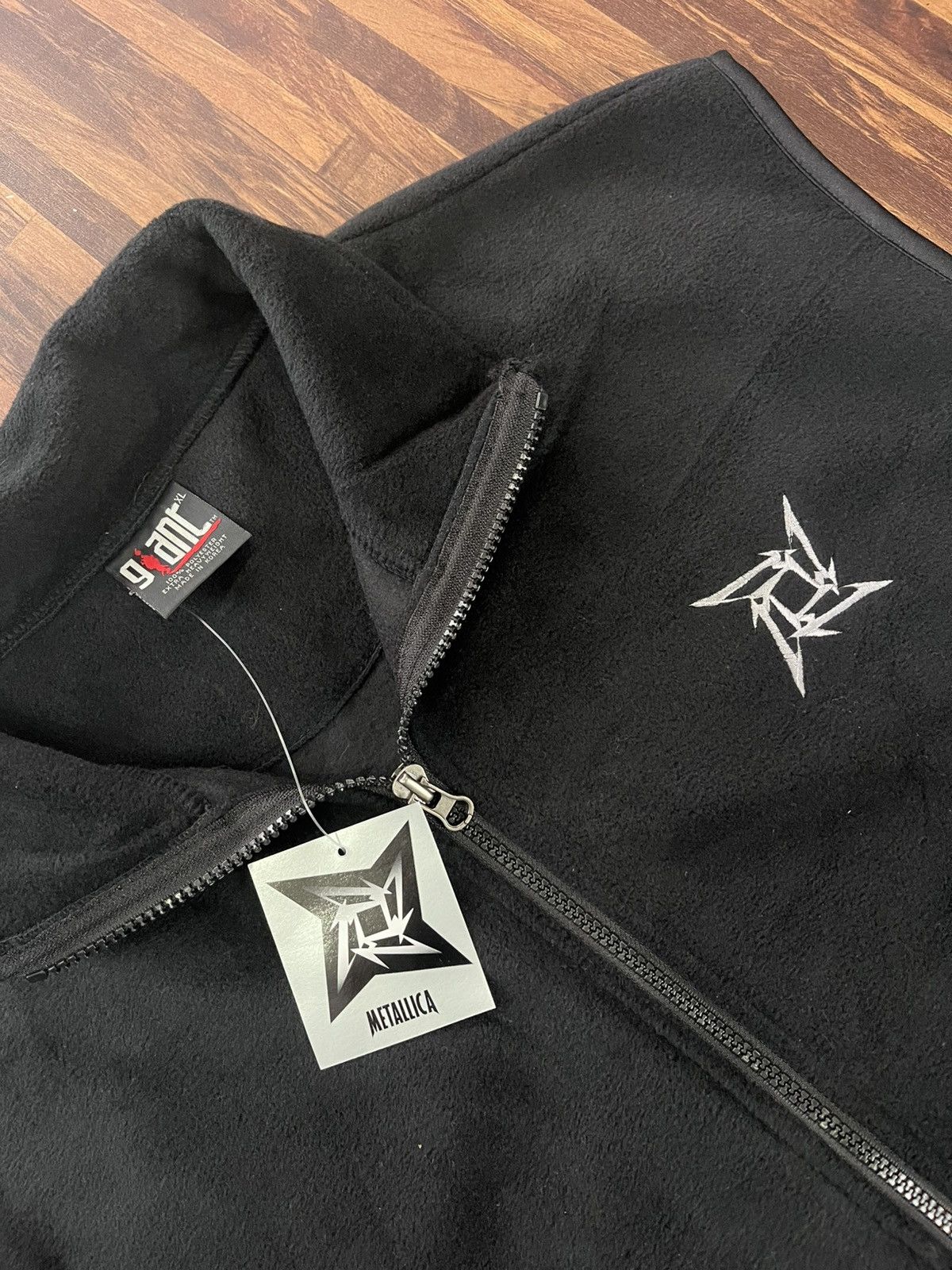 Metallica Vintage Metallica Micro Fleece Zipper Vest Jacket Size US XL / EU 56 / 4 - 2 Thumbnail