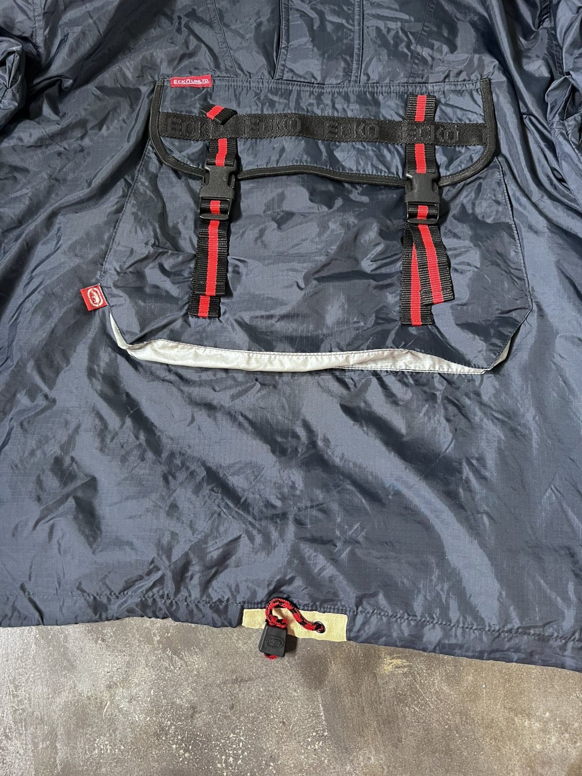 Ecko Unltd. Fire Y2K Ecko Pullover Windbreaker Anorak Steep Tech Style Size US XL / EU 56 / 4 - 8 Thumbnail