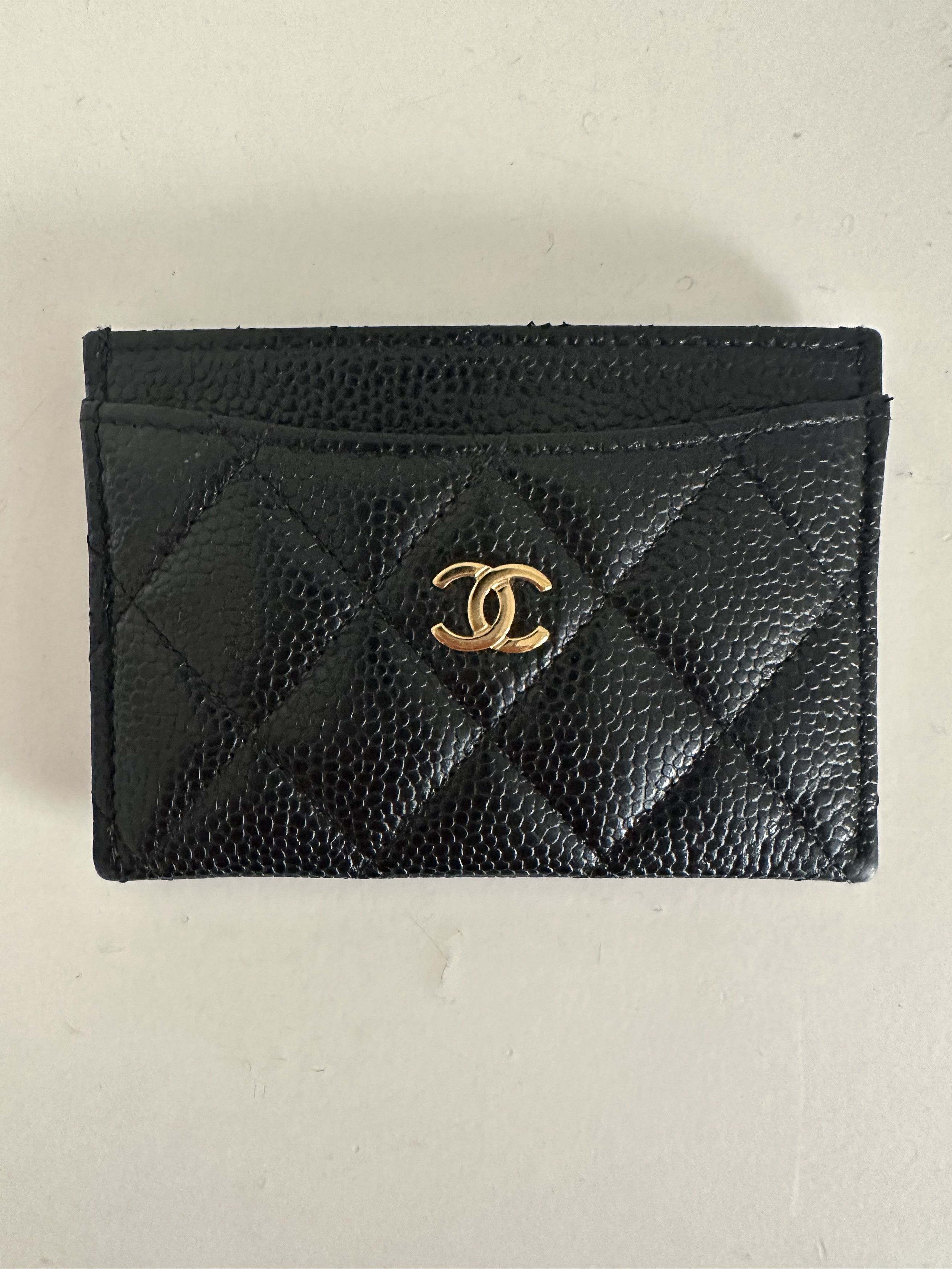 Chanel Chanel Black Quilted Caviar Card Case Size ONE SIZE - 4 Thumbnail