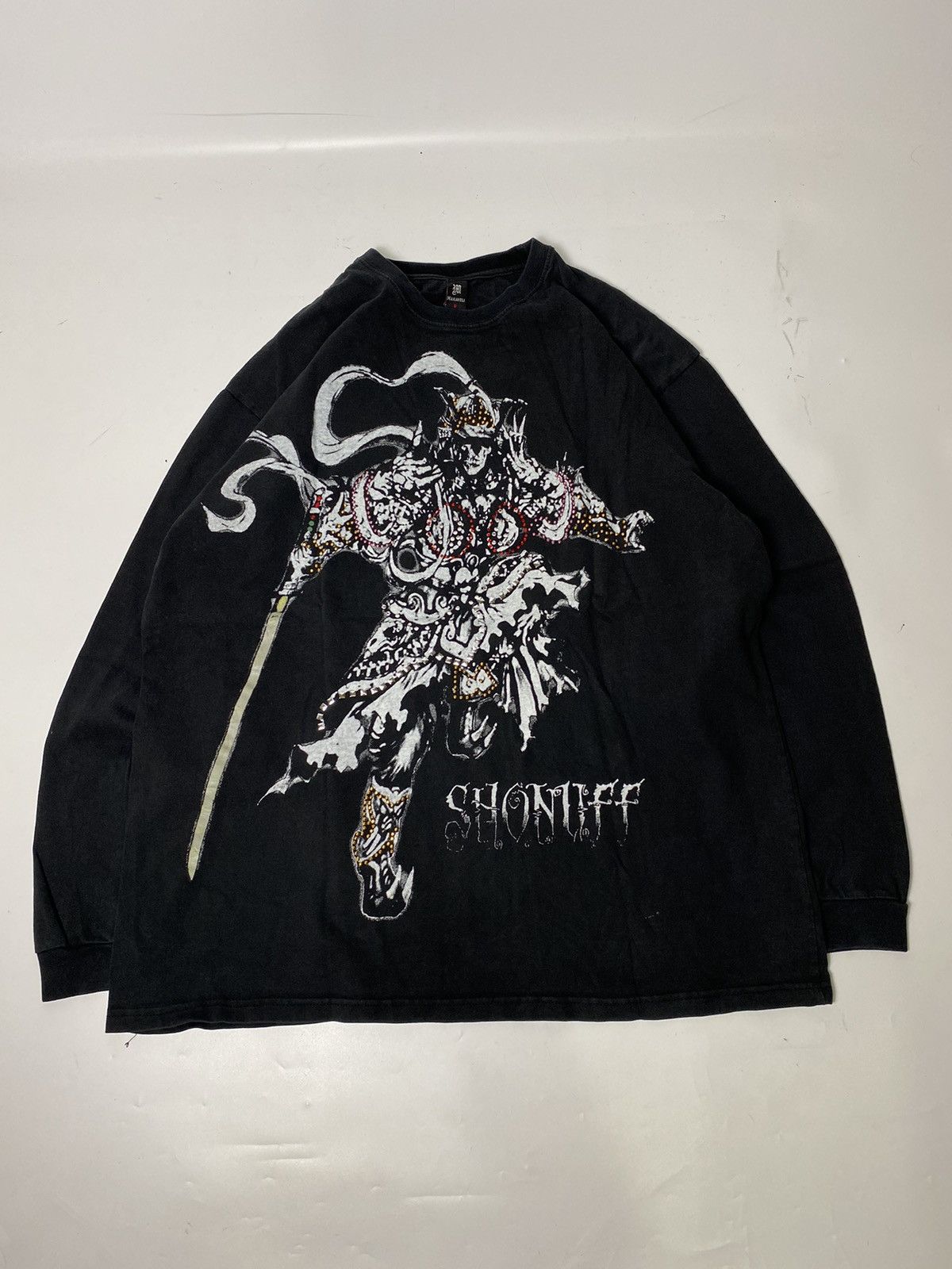 Designer × If Six Was Nine × Makaveli 💥Vintage💥 makaveli rhinestone longsleeve Size US XL / EU 56 / 4 - 1 Thumbnail