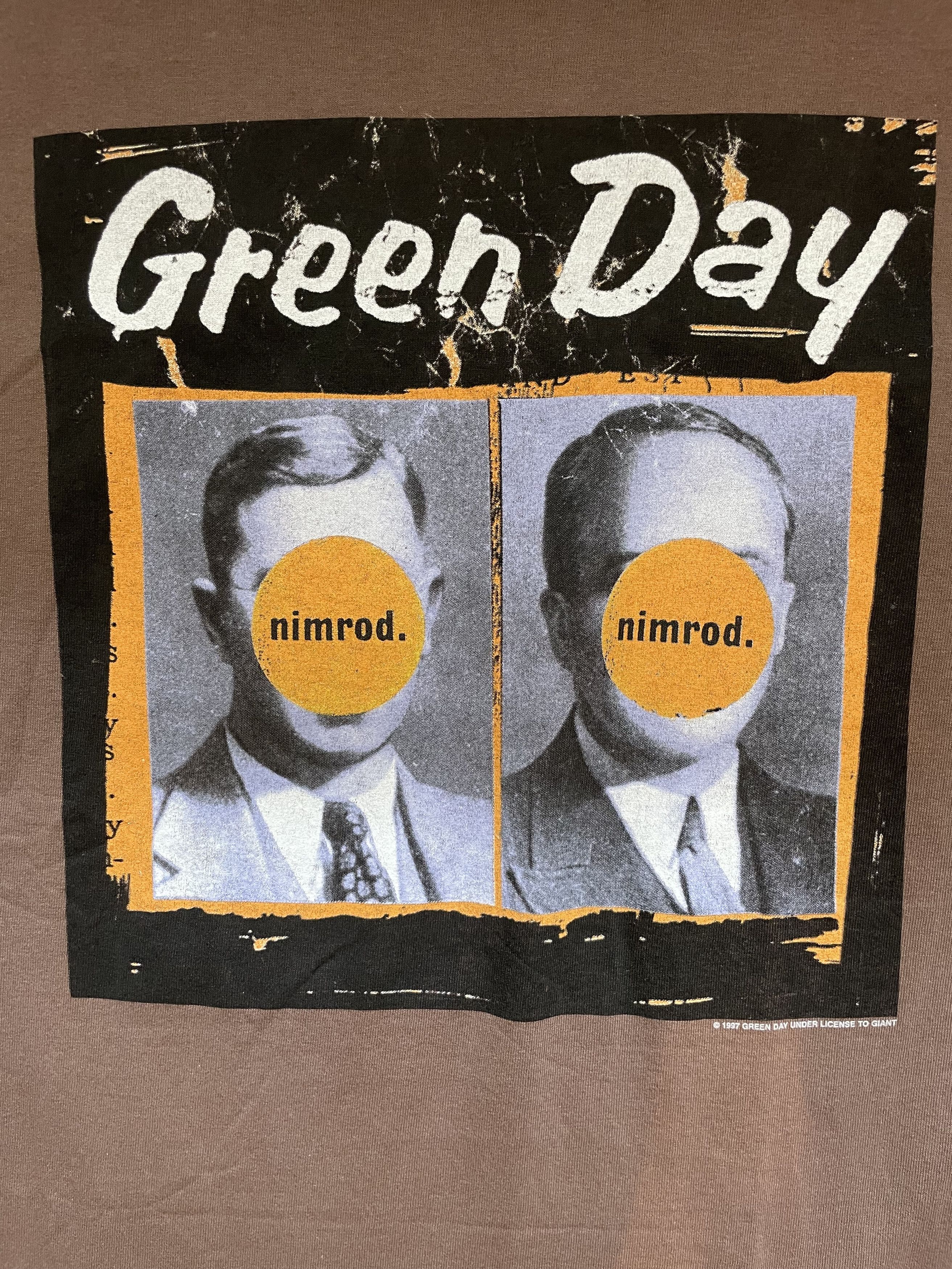 Giant Green Day Nimrod Tour Shirt Size US L / EU 52-54 / 3 - 6 Thumbnail