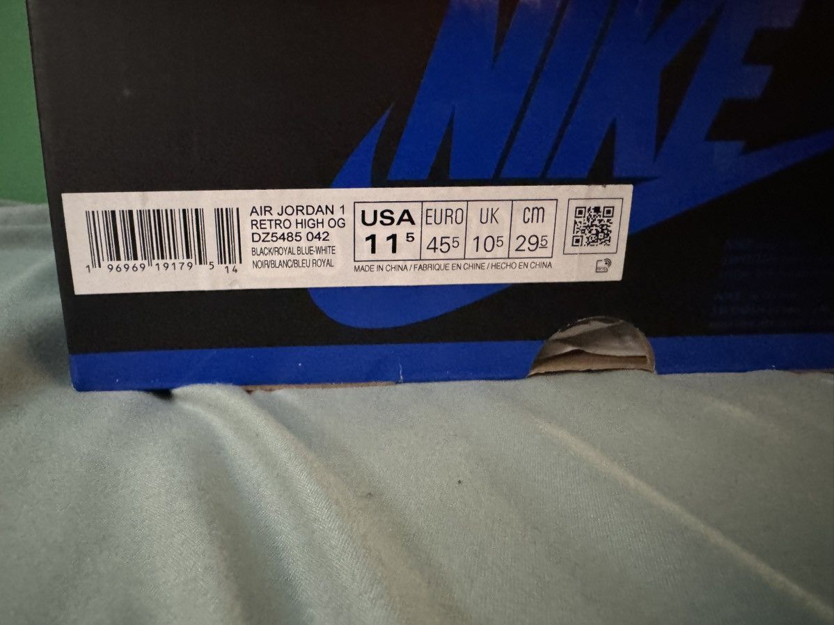 Jordan Brand Jordan 1 high royal reimagined 2023 Size US 11.5 / EU 44-45 - 6 Thumbnail
