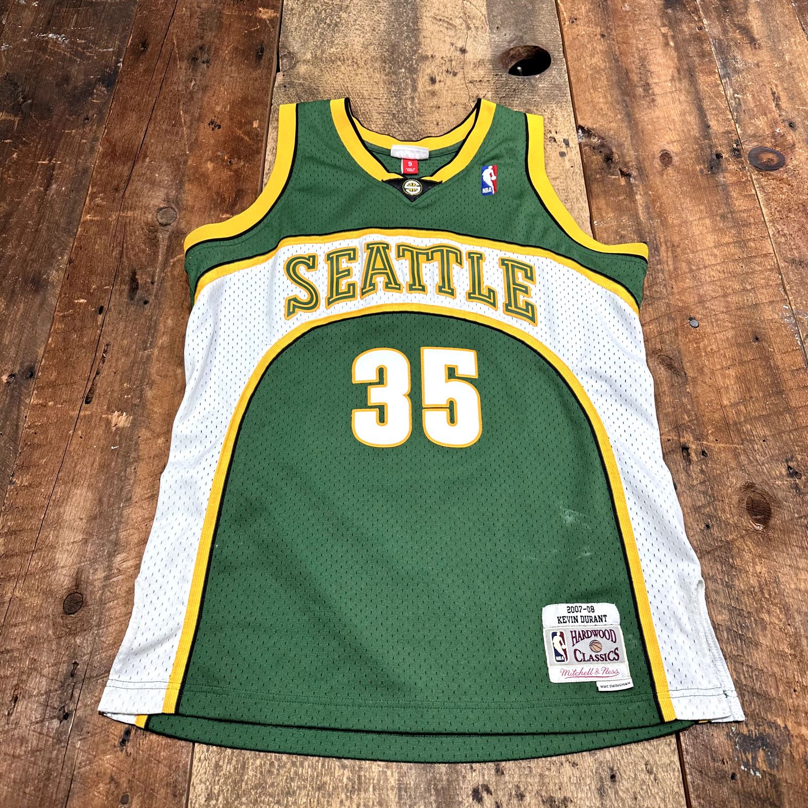 Kevin Durant Mitchell & Ness Swingman Jersey Seattle Supersonics Men Size hot Medium