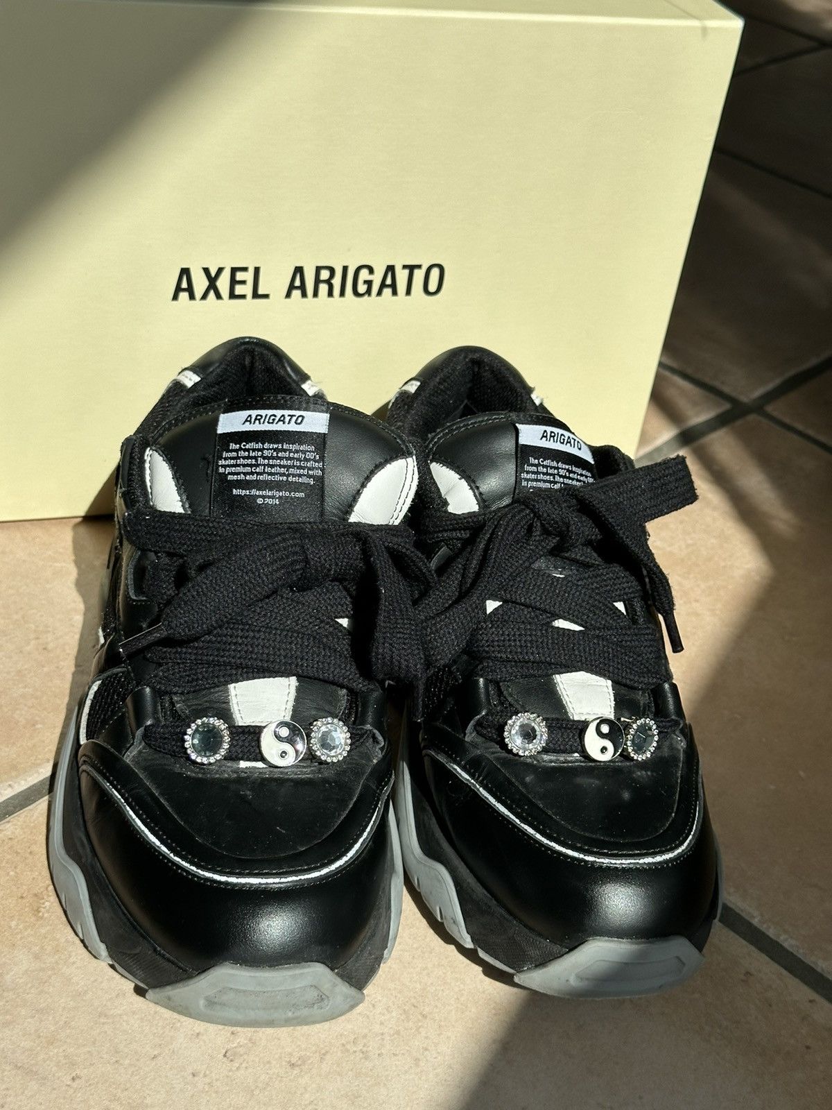 Axel Arigato Catfish Lo Sneaker Black Size US 8 / EU 41 - 2 Thumbnail
