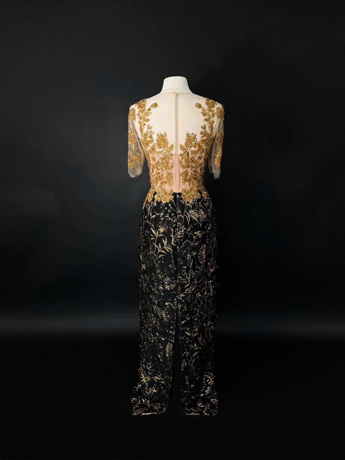 Other Brand New US 10 PAMELLA ROLAND Beaded Embroidered Gown Size L / US 10 / IT 46 - 10 Thumbnail