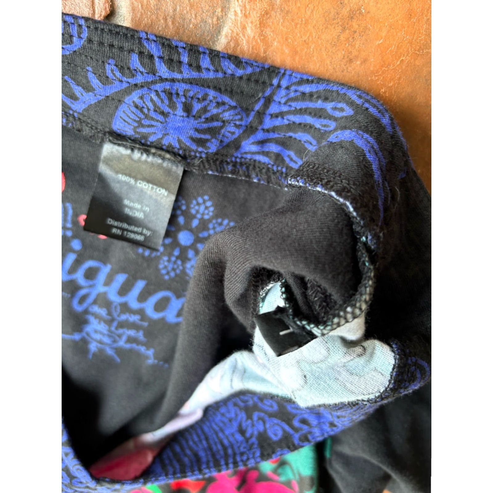 Desigual Y2K Desigual Long Sleeve Top Women's Large Art Face Retro Grunge Fairy Shirt Size L / US 10 / IT 46 - 4 Thumbnail