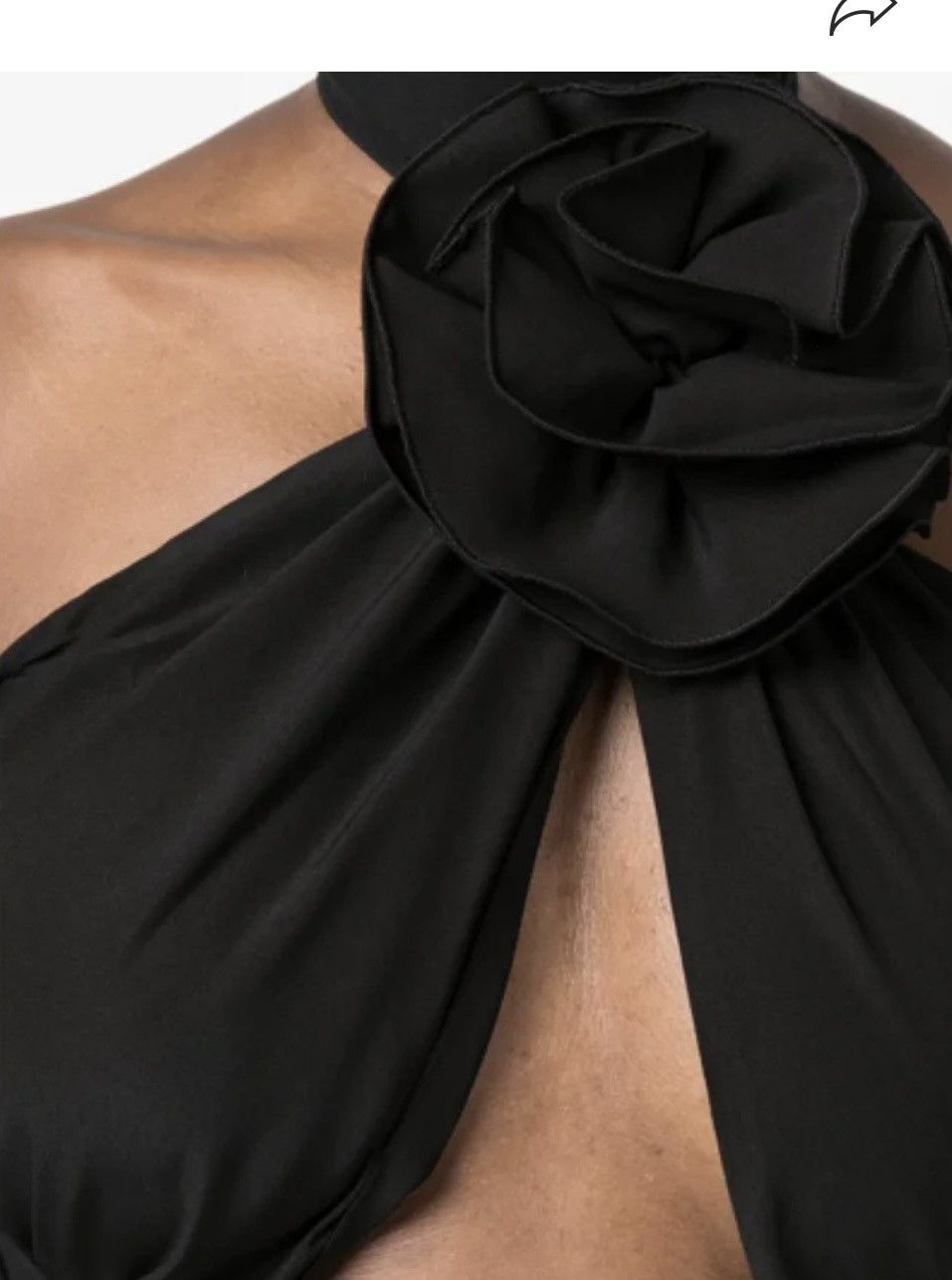Magda Butrym MAGDA BUTRYM cut-out flower-detail Halterneck Bodysuit Size XS / US 0-2 / IT 36-38 - 2 Thumbnail