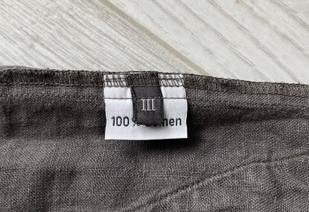 OSKA × Vintage OSKA Linen Asymmetric Hem Blouse – Size III (M/L) Size L / US 10 / IT 46 - 9 Thumbnail