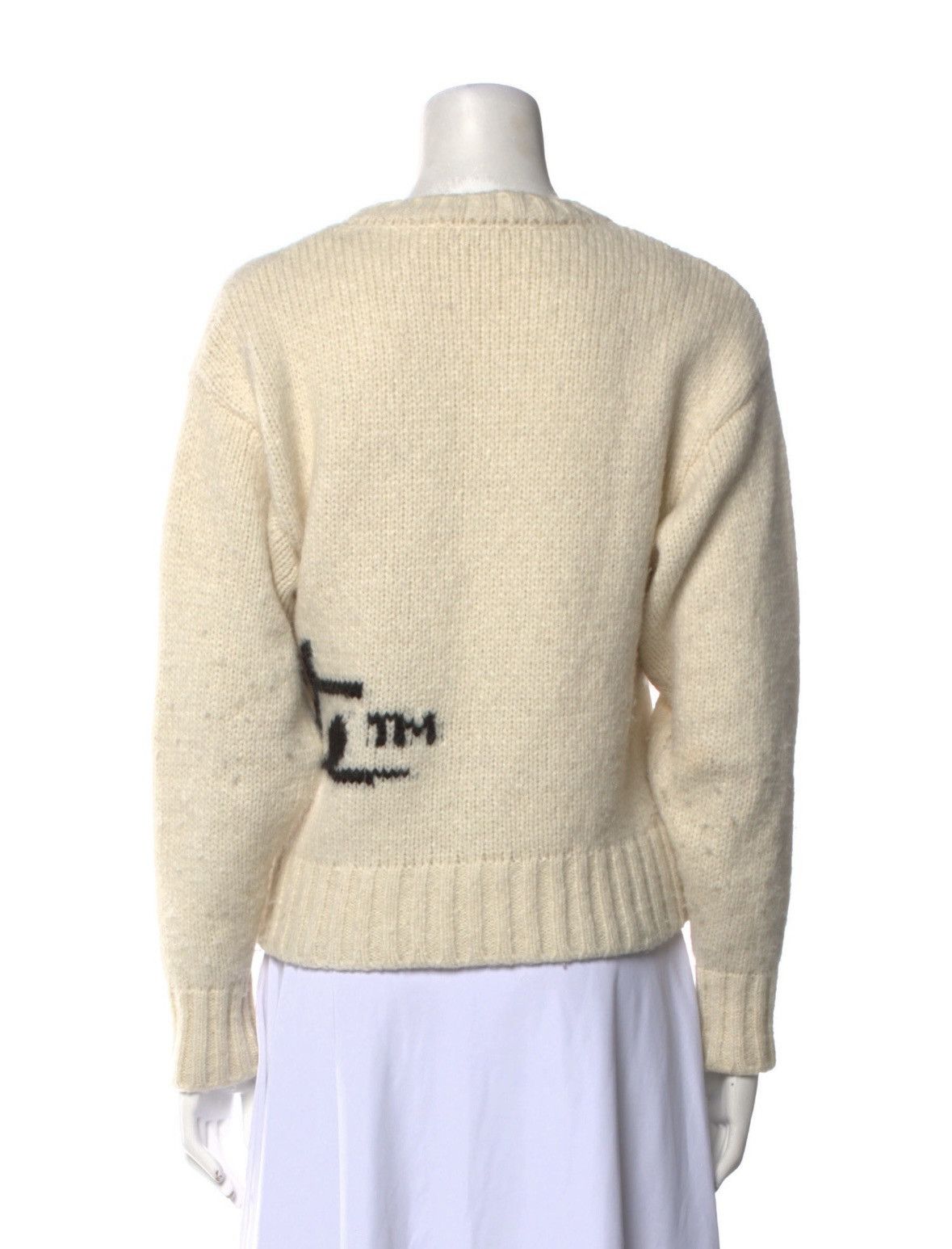 Off-White Off White Knit Sweater Size S / US 4 / IT 40 - 2 Thumbnail