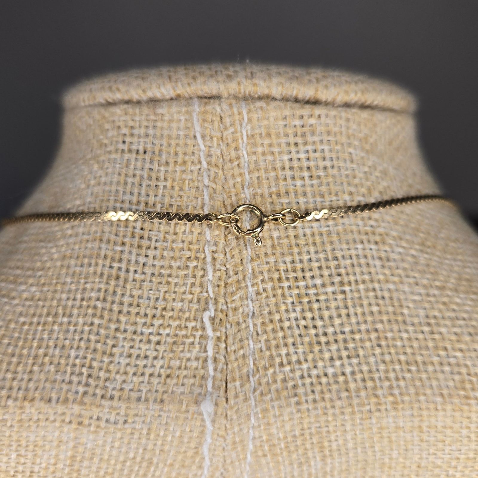 Vintage Vintage Gold Tone Shroom Pendant Necklace Gold Filled Chain Size ONE SIZE - 7 Thumbnail