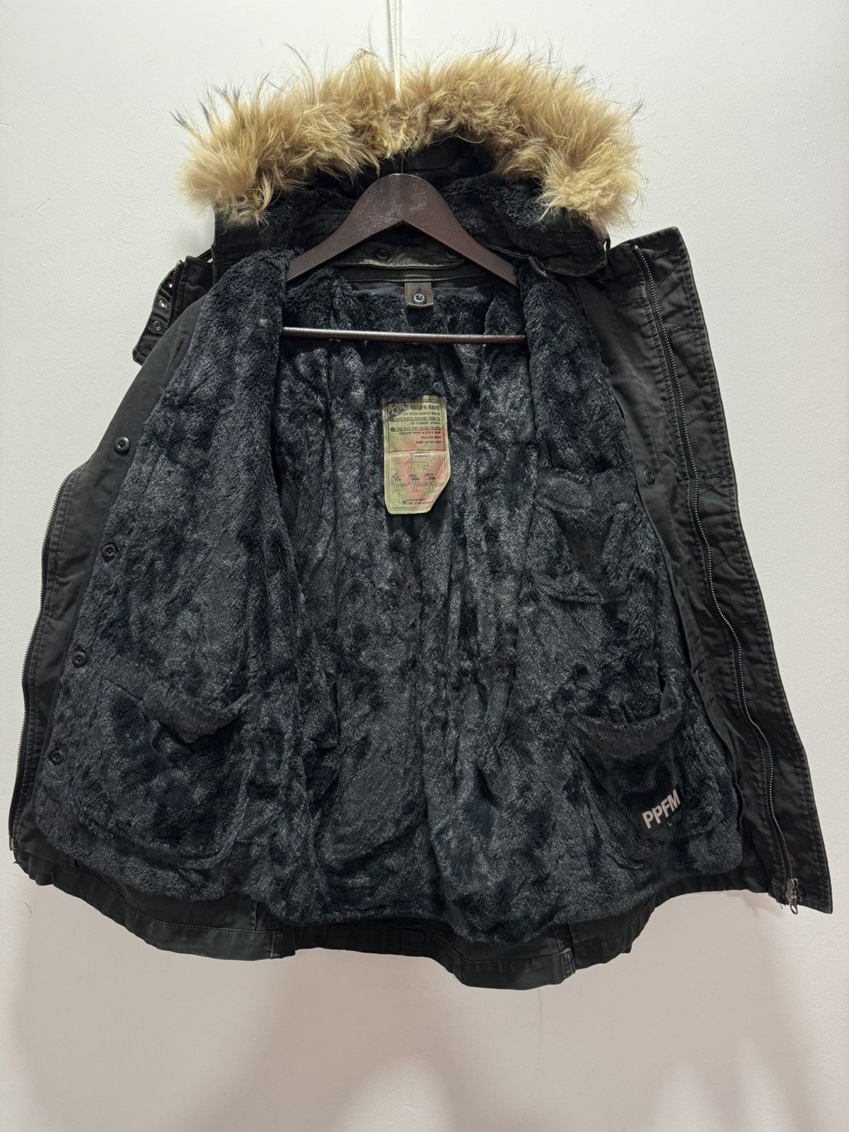 Vintage VINTAGE PPFM LGB STYLE FUR HOODIE JACKET Size M / US 6-8 / IT 42-44 - 11 Thumbnail