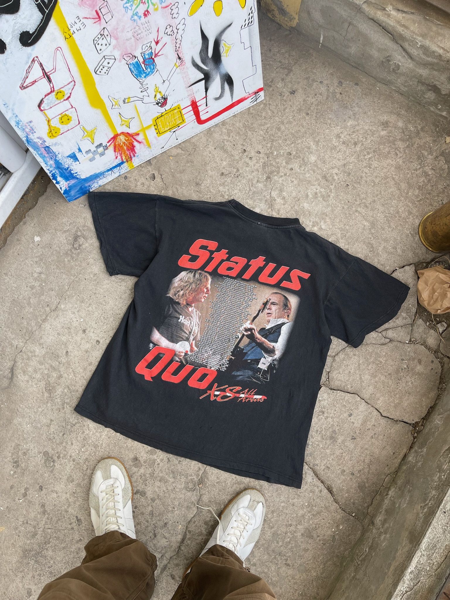Band Tees Vintage Status Quo T-Shirt Size US L / EU 52-54 / 3 - 7 Thumbnail