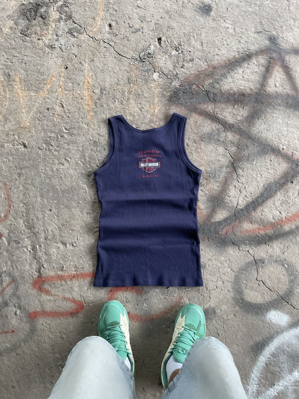 Harley Davidson × Vintage VINTAGE TANK TOP HARLEY DEVIDSON Size XL / US 12-14 / IT 48-50 - 6 Thumbnail